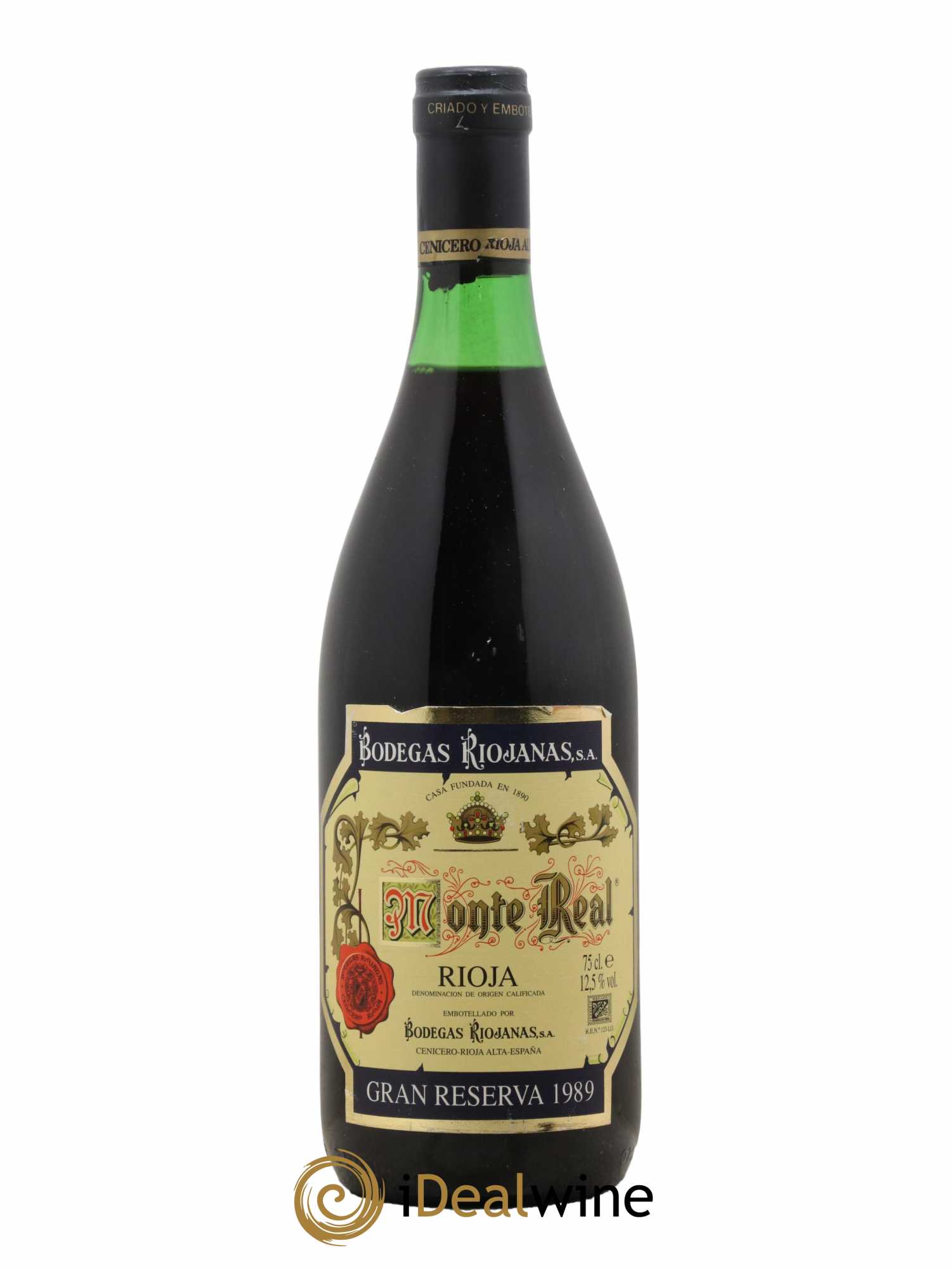 Rioja DOCA Mont Real Gran Reserva Riojanas 1989 - Lot of 1 bottle - 0
