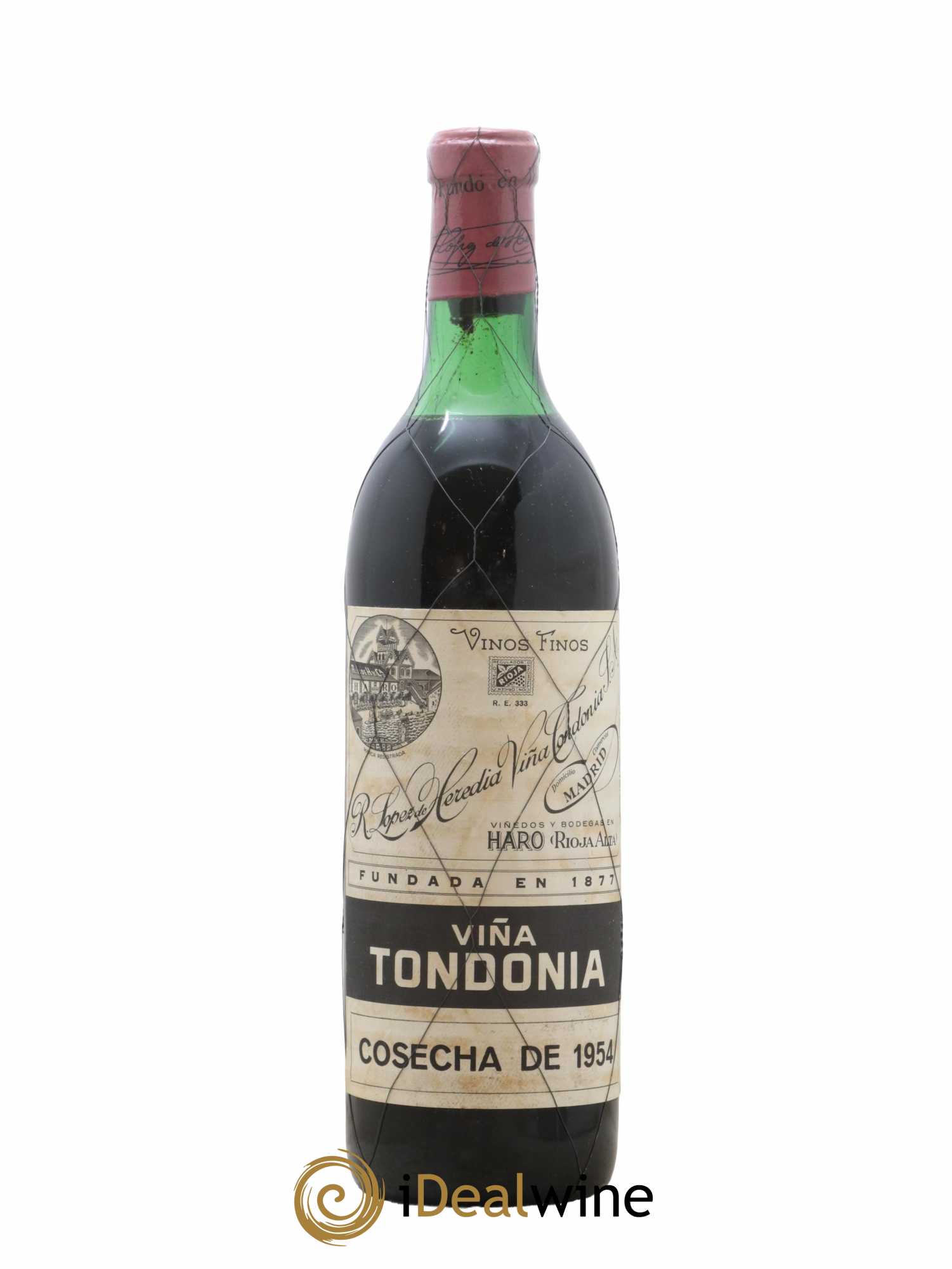 Rioja DOCA Reserva Vina Tondonia R. Lopez de Heredia 1954 - Lot de 1 bouteille - 0