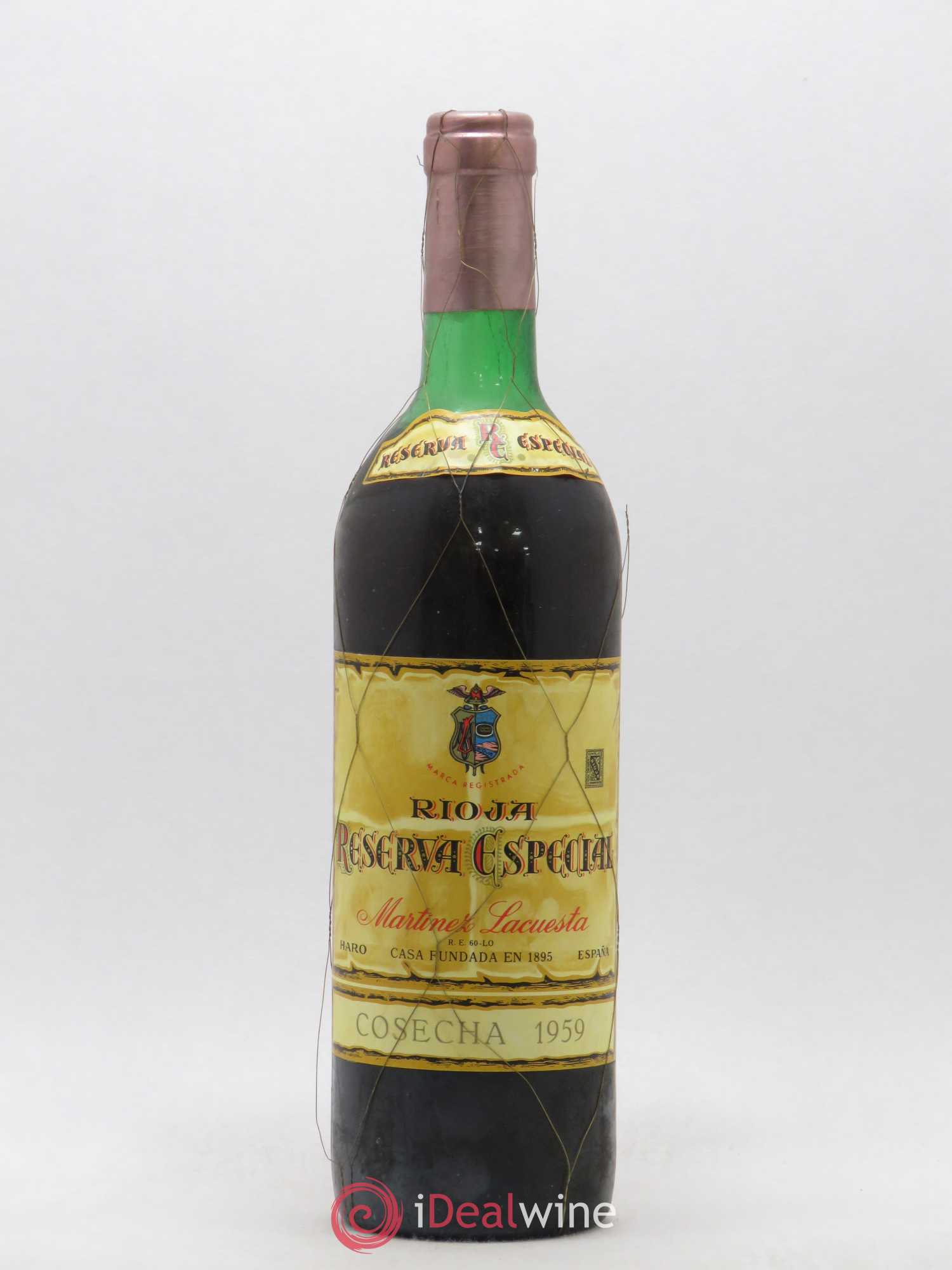 Rioja DOCA Reserva Especial Martinez Lacuesta 1959 - Lot de 1 bouteille - 0