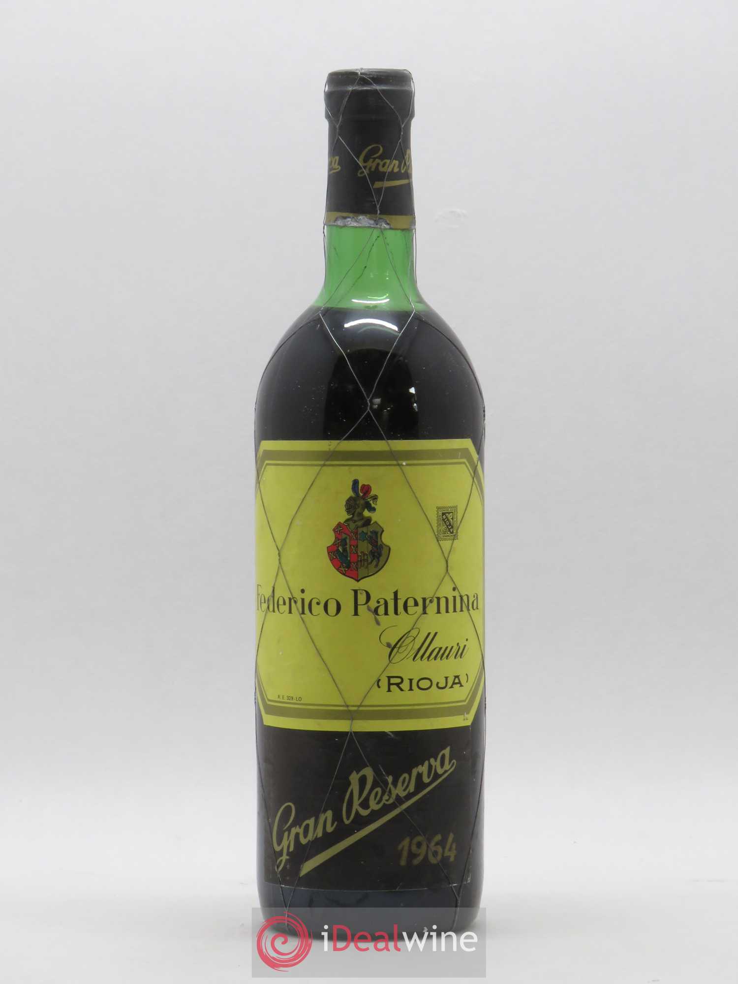 Rioja DOCA Gran Reserva Ollauri Federico Paternina 1964 - Posten von 1 Flasche - 0