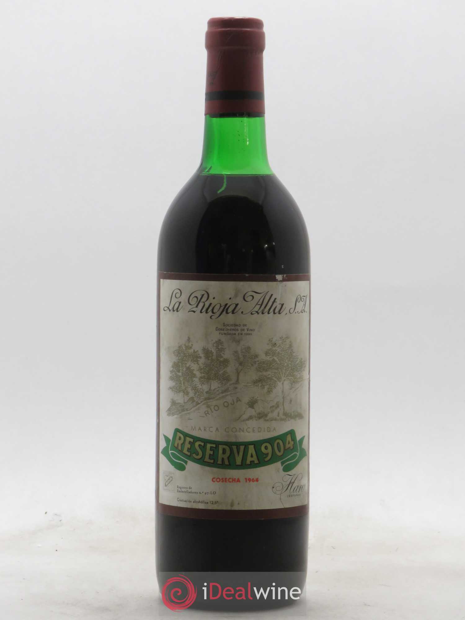 Rioja DOCa Gran Reserva 904 La Rioja Alta 1964 - Lotto di 1 bottiglia - 0