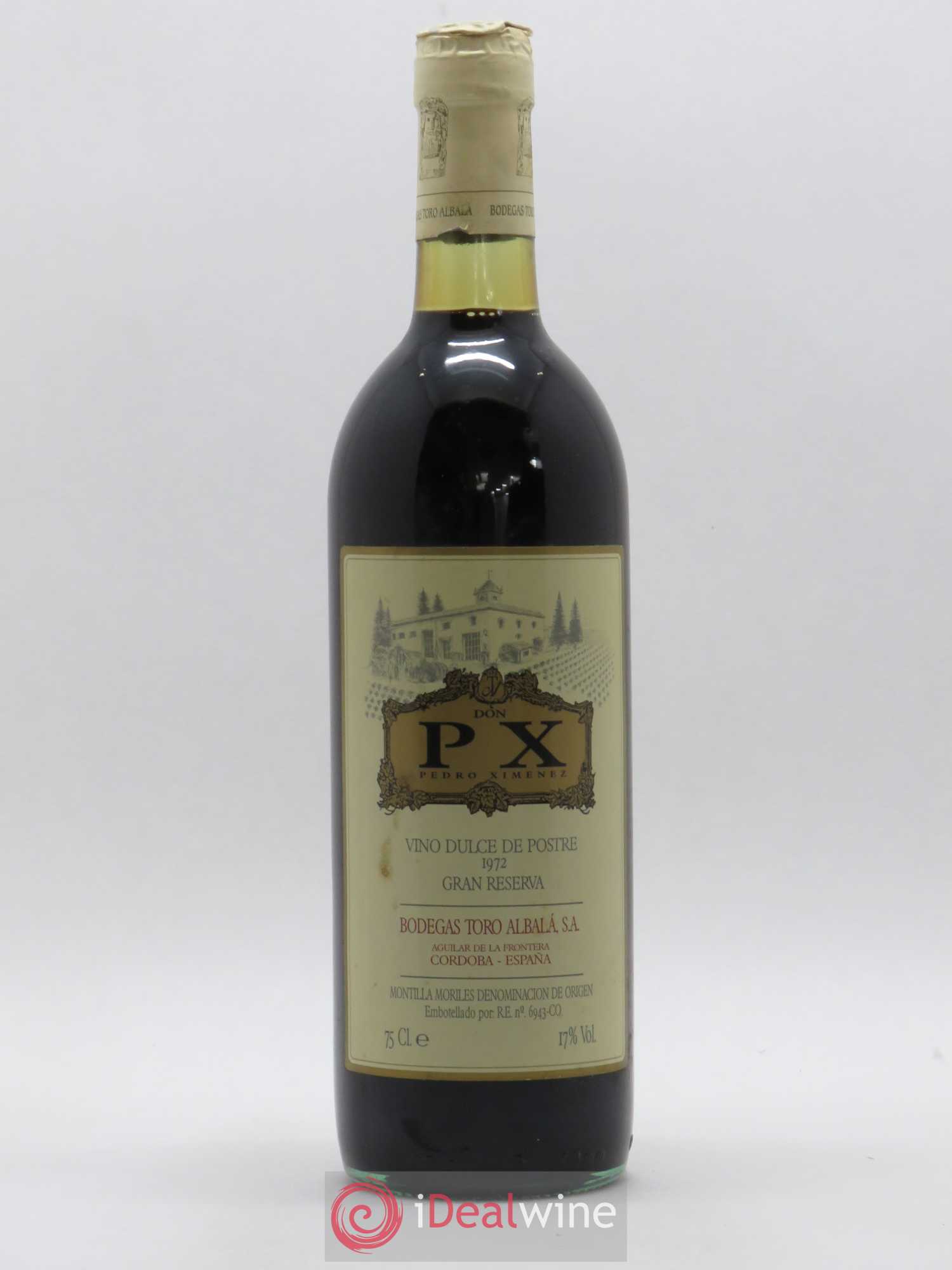 Montilla Moriles Pedro Ximenes Vino Dulce de Postre Gran Reserva Toro Albala 1972 - Posten von 1 Flasche - 0