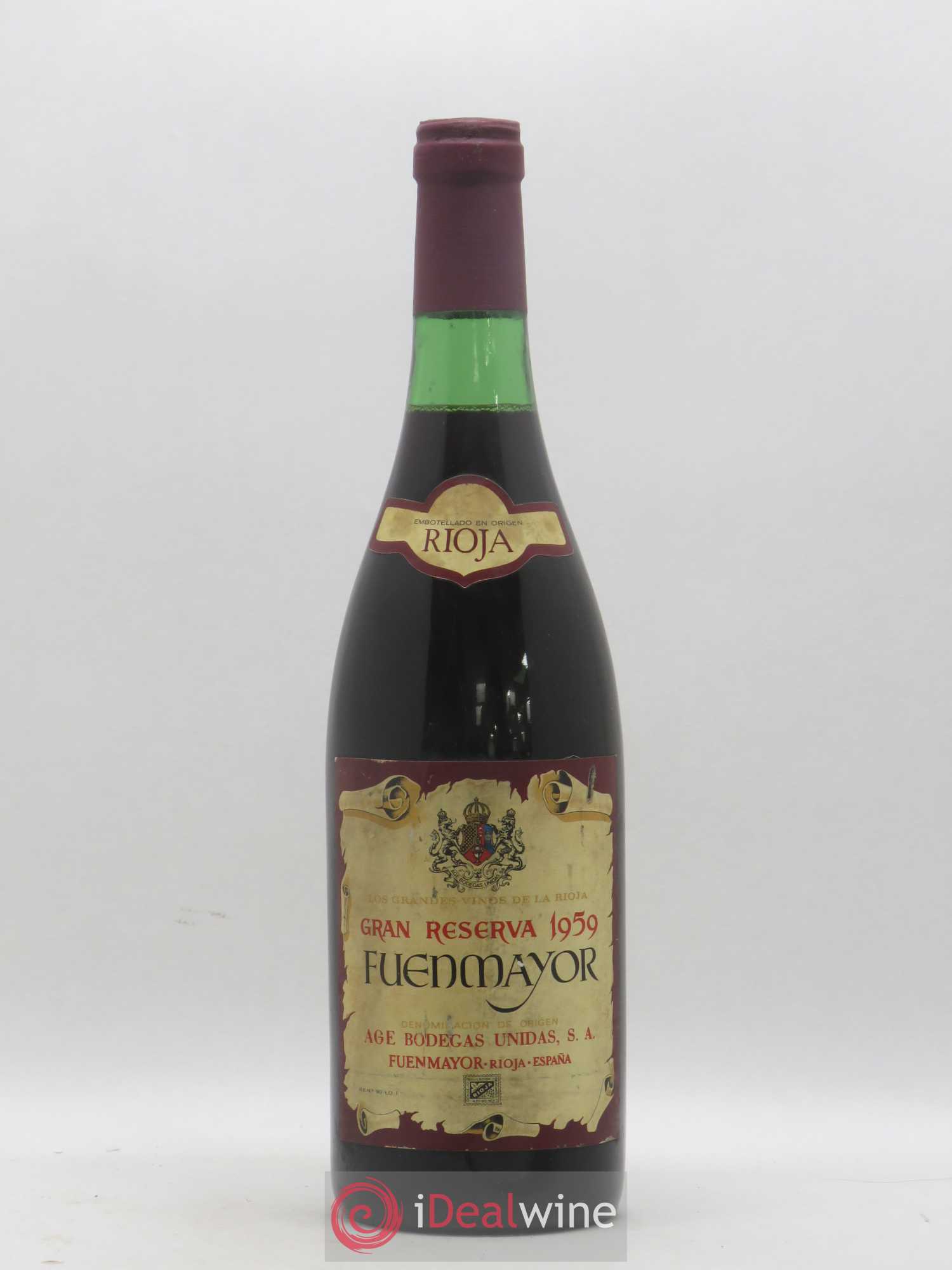 Rioja DOCA Fuenmayor Gran Reserva Unidas 1959 - Lot de 1 bouteille - 0