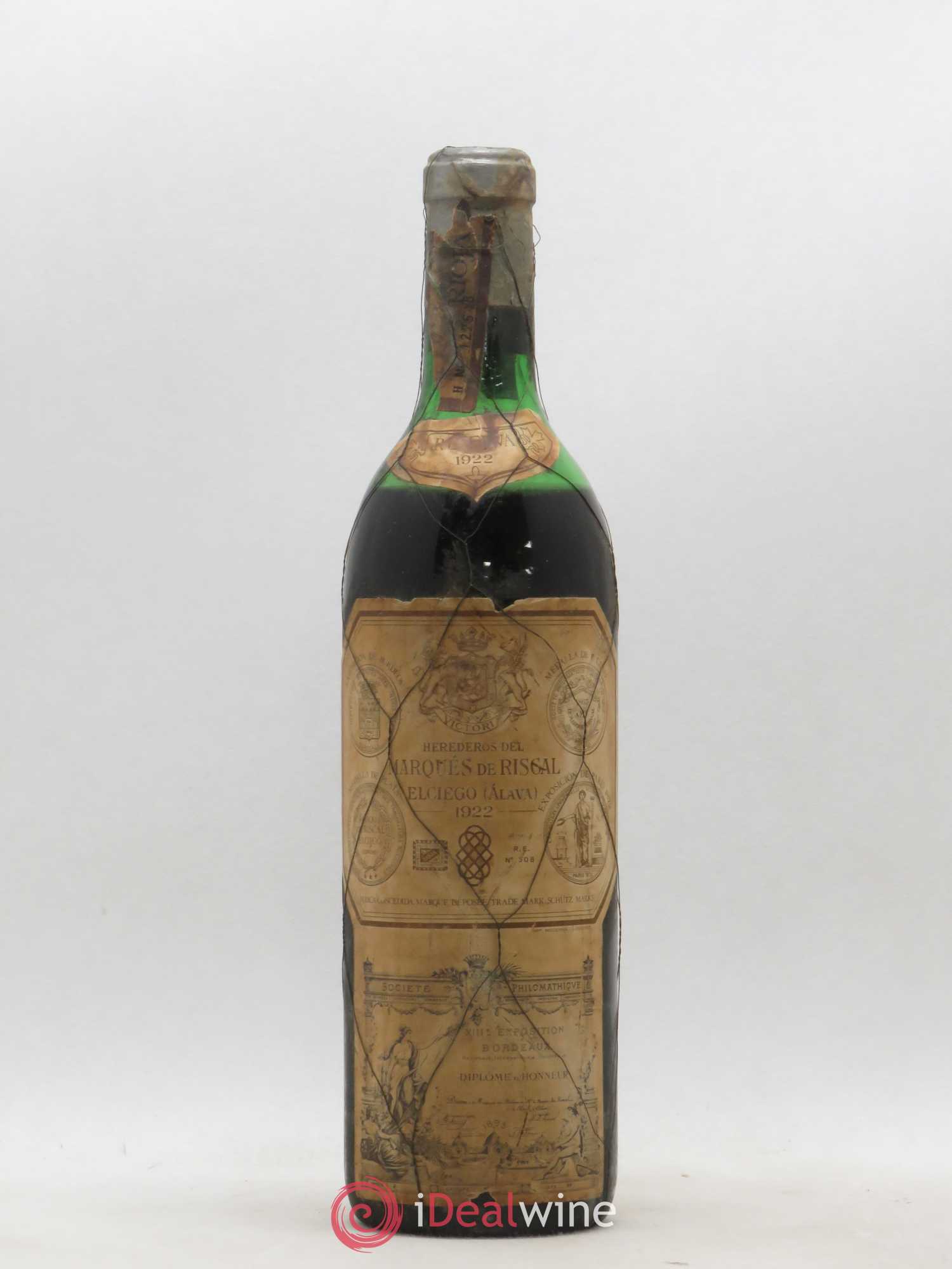 Rioja DOCA Reserva Marqués de Riscal 1922 - Lot de 1 bouteille - 0