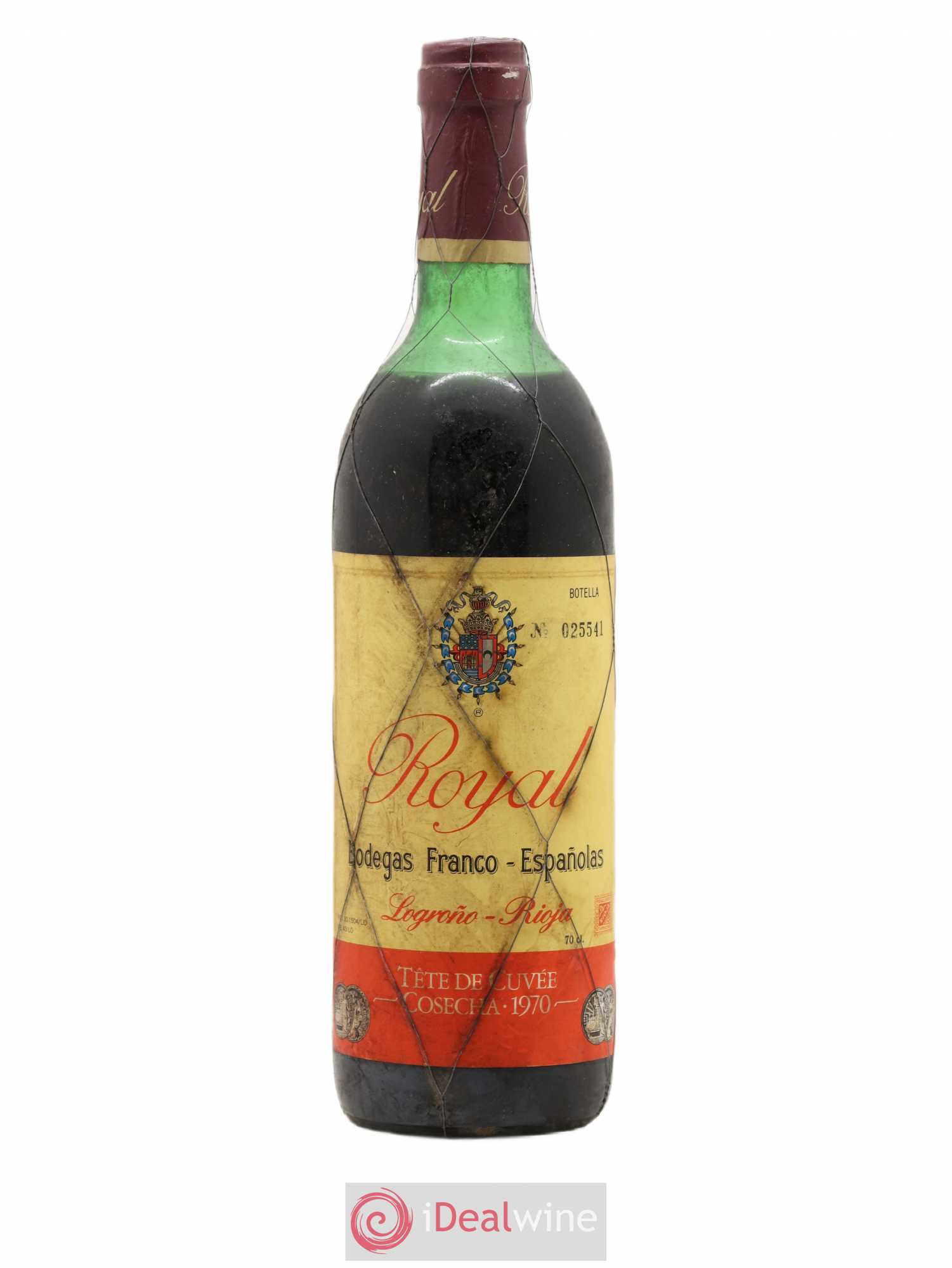 Rioja DOCA Gran Reserva Royal Bodegas Franco Espanolas 1970 - Lot of 1 bottle - 0