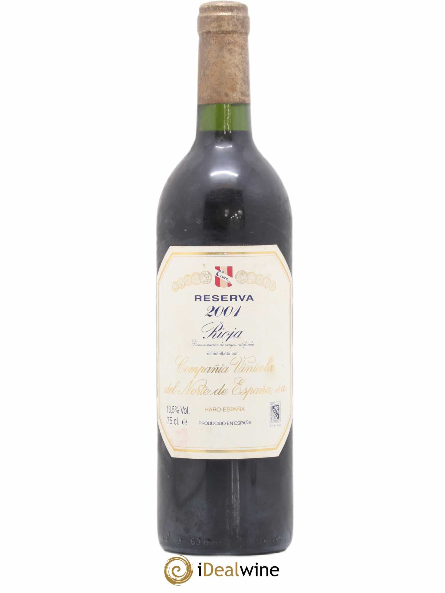 Rioja Imperial Reserva Compania Vinicola del Norte de Espana 2001 - Lot de 1 bouteille - 0