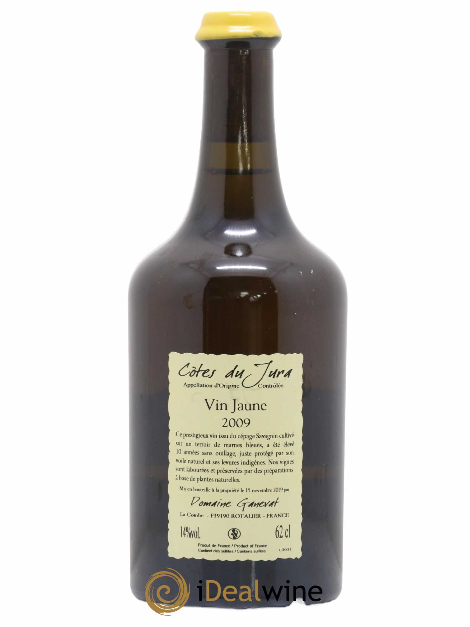 Côtes du Jura Vin Jaune Jean-François Ganevat (Domaine) 2009 - Lot de 1 bouteille - 1