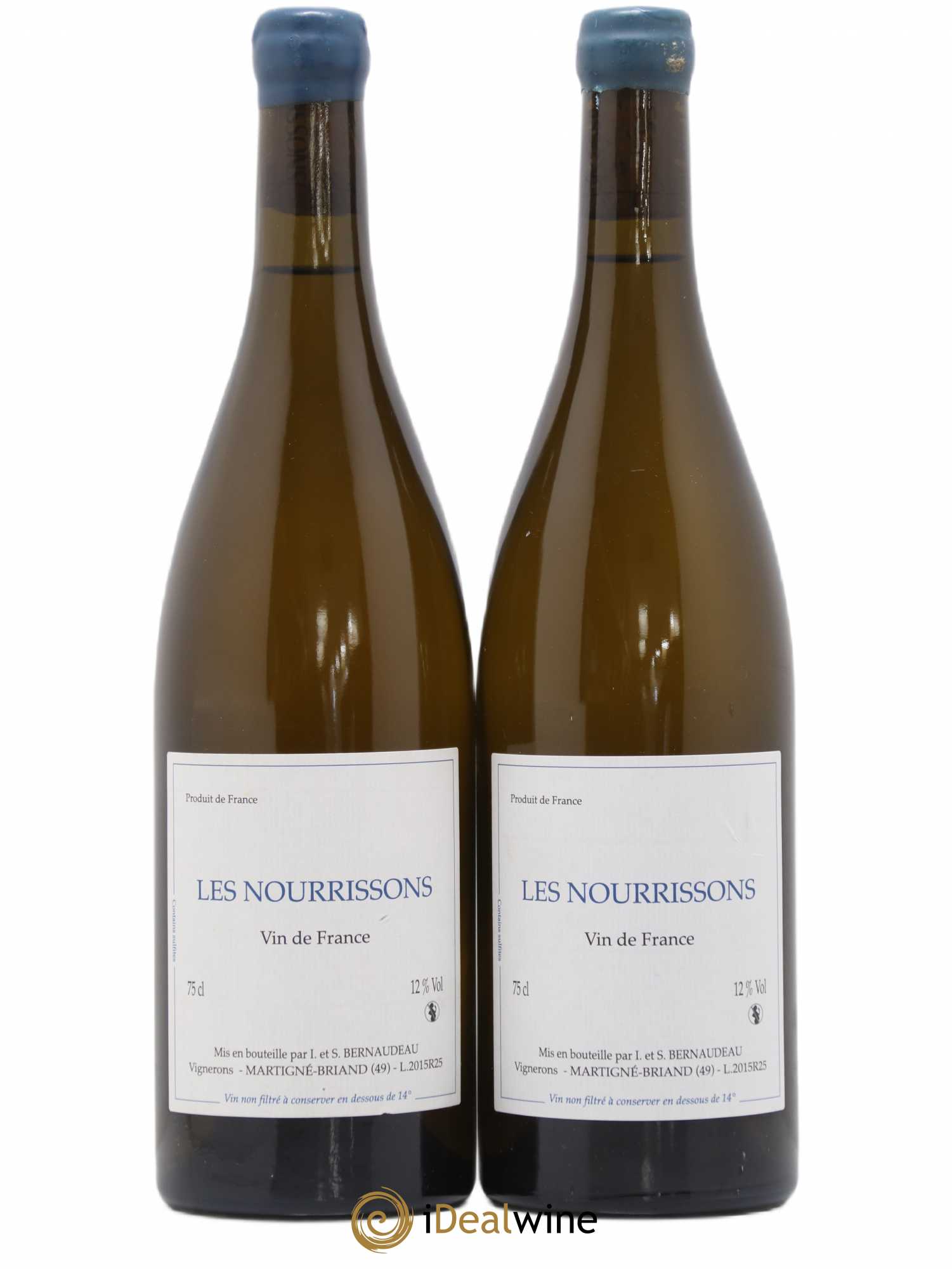 Vin de France Les Nourrissons Stéphane Bernaudeau 2015 - Lot de 2 bouteilles - 0