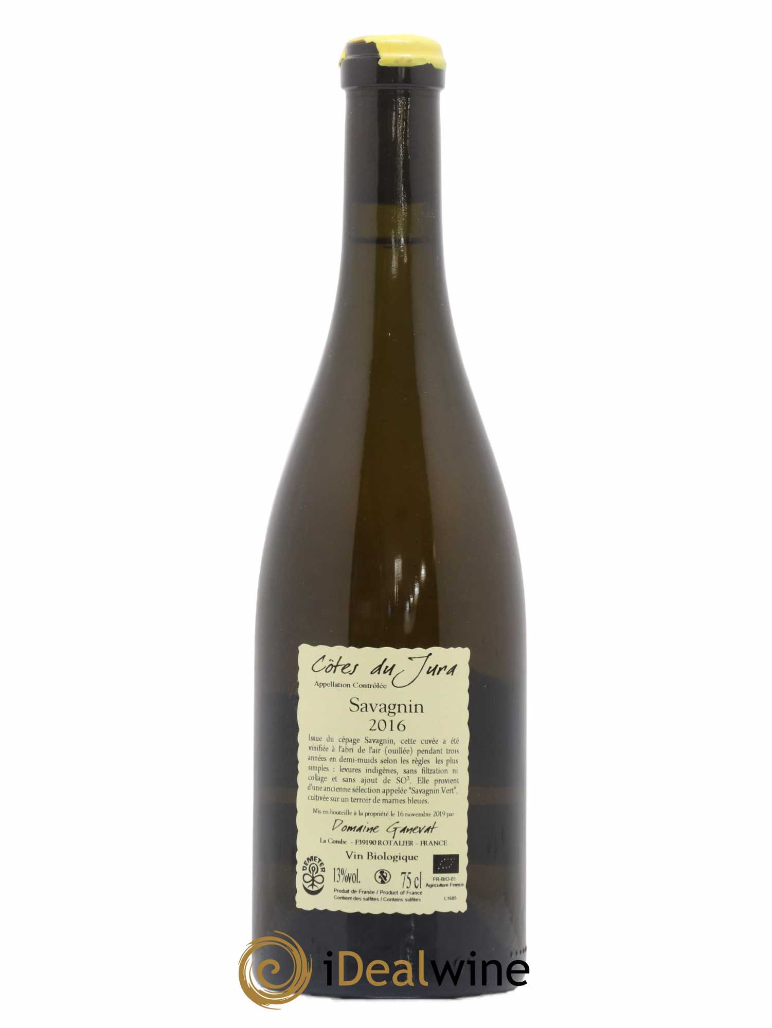 Côtes du Jura Les Chalasses Marnes Bleues Jean-François Ganevat (Domaine) 2016 - Lotto di 1 bottiglia - 1