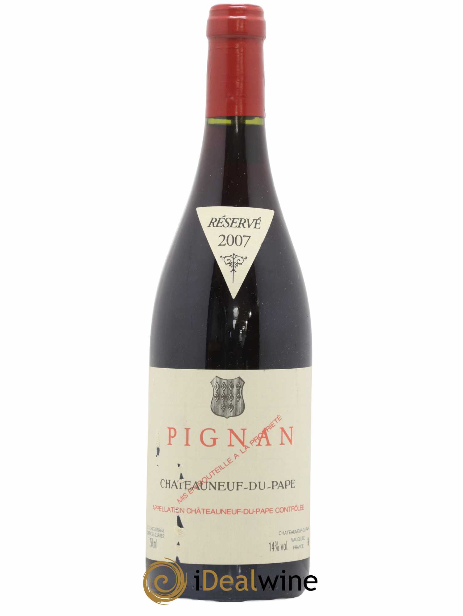 Châteauneuf-du-Pape Pignan Emmanuel Reynaud 2007 - Lot de 1 bouteille - 0