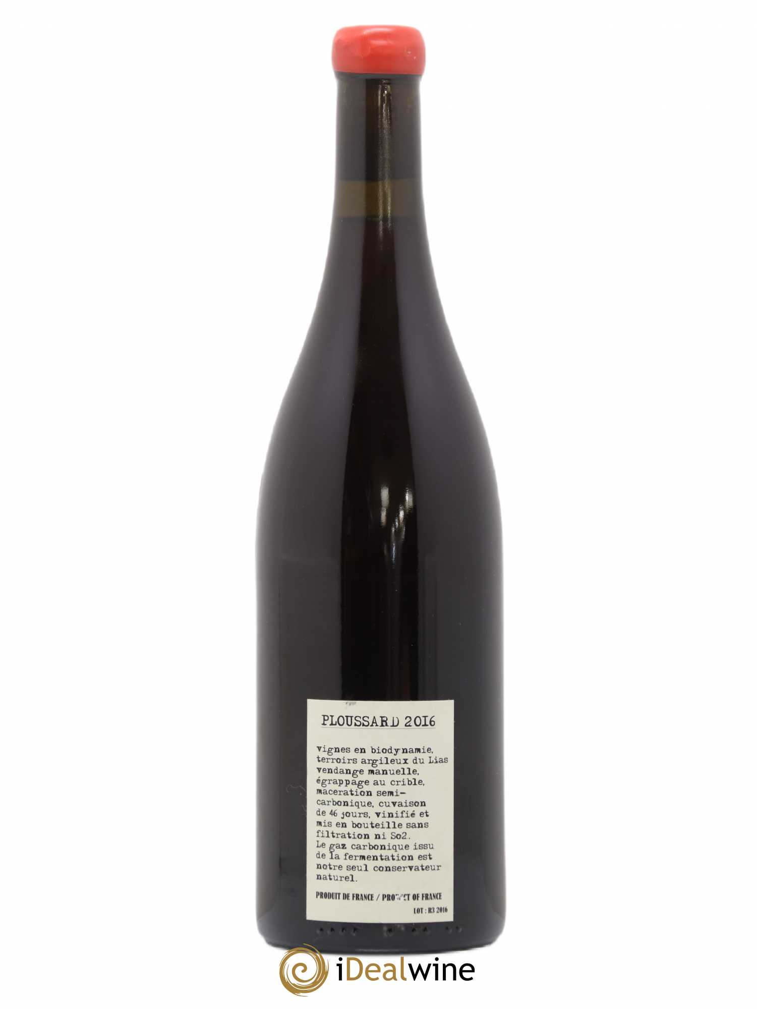 Arbois Ploussard Adeline Houillon & Renaud Bruyère 2016 - Lot de 1 bouteille - 1