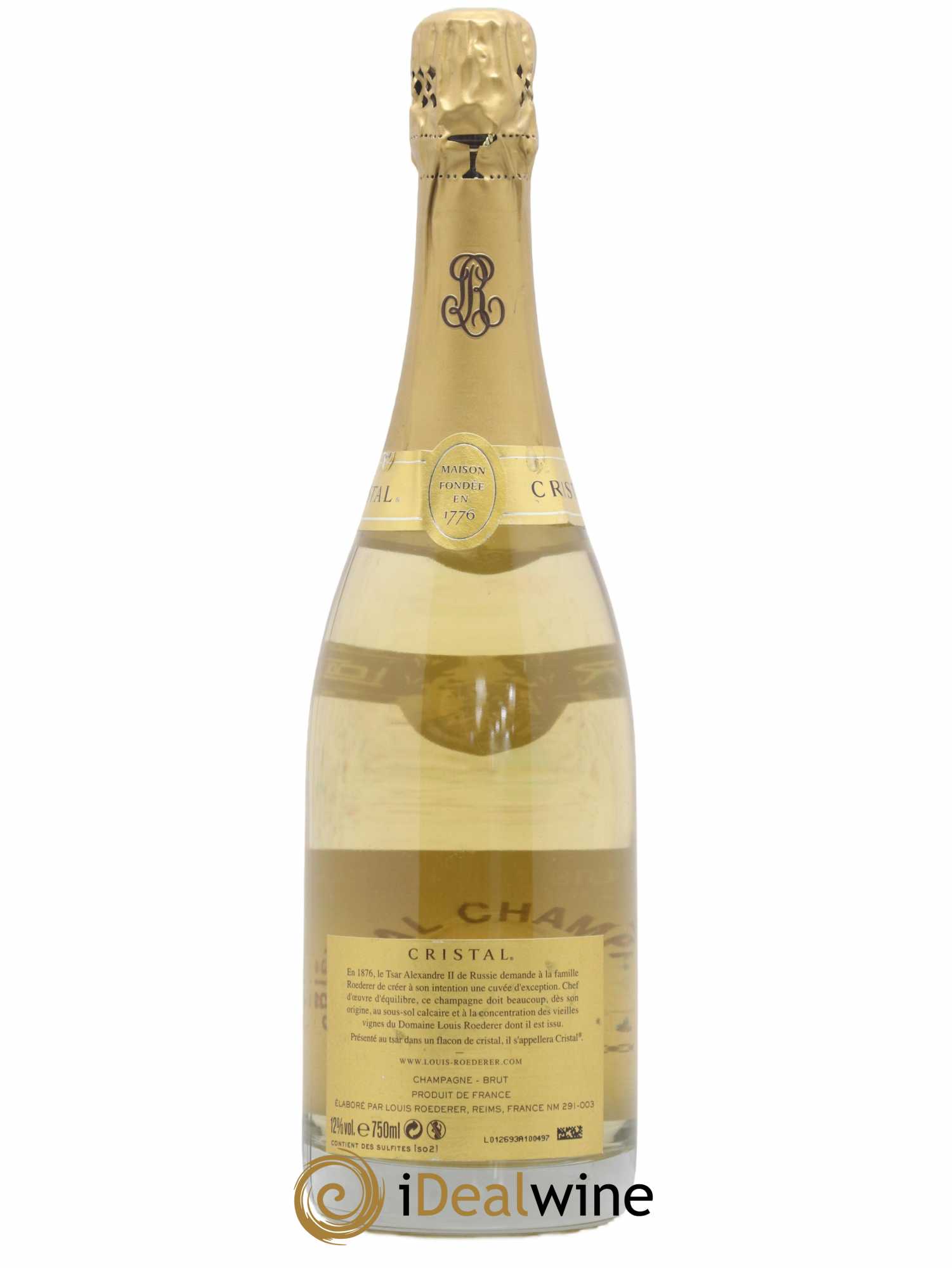 Cristal Louis Roederer 2008 - Lot de 1 bouteille - 1