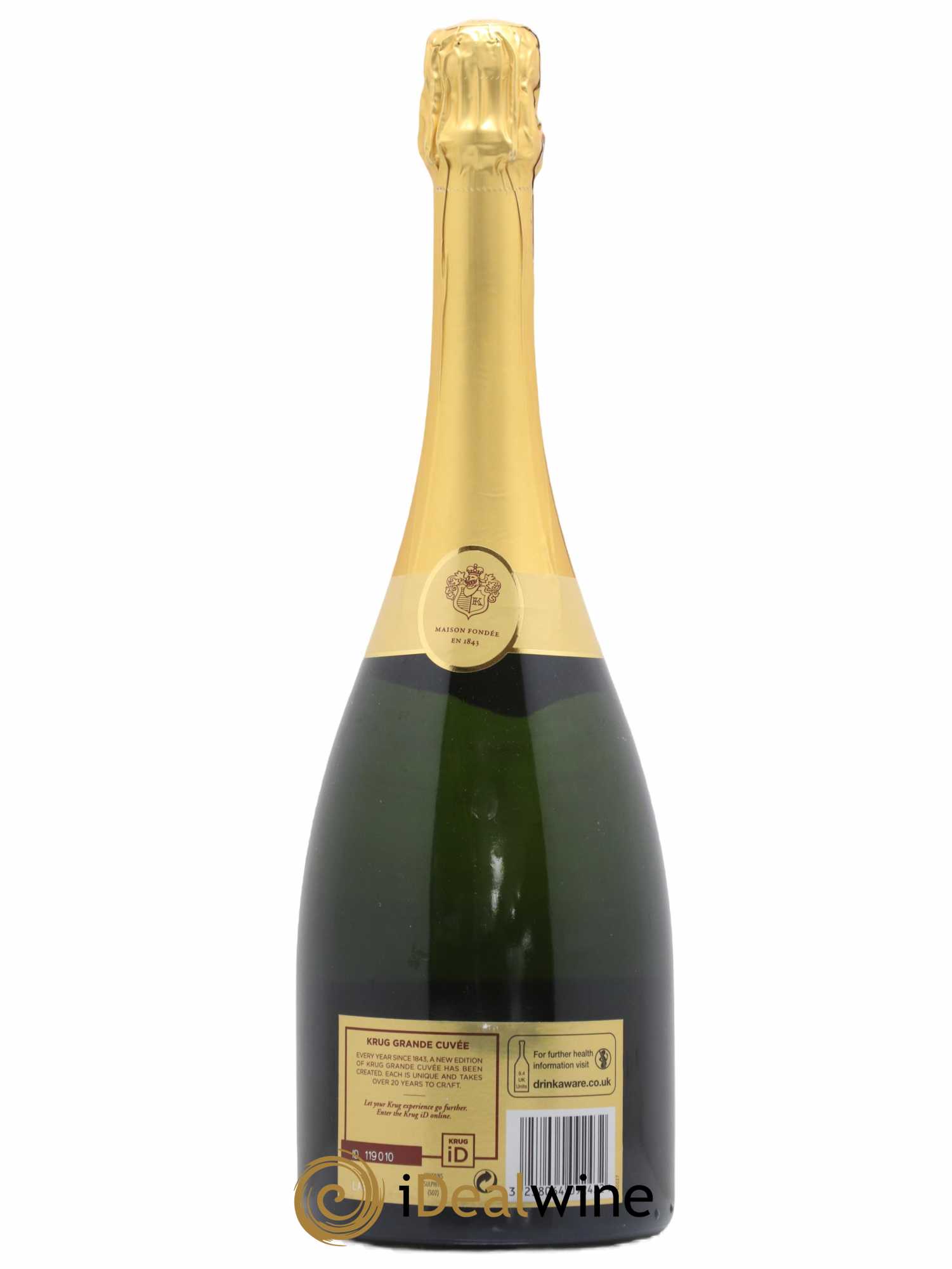 Grande Cuvée - 168ème édition Krug - Posten von 1 Flasche - 1