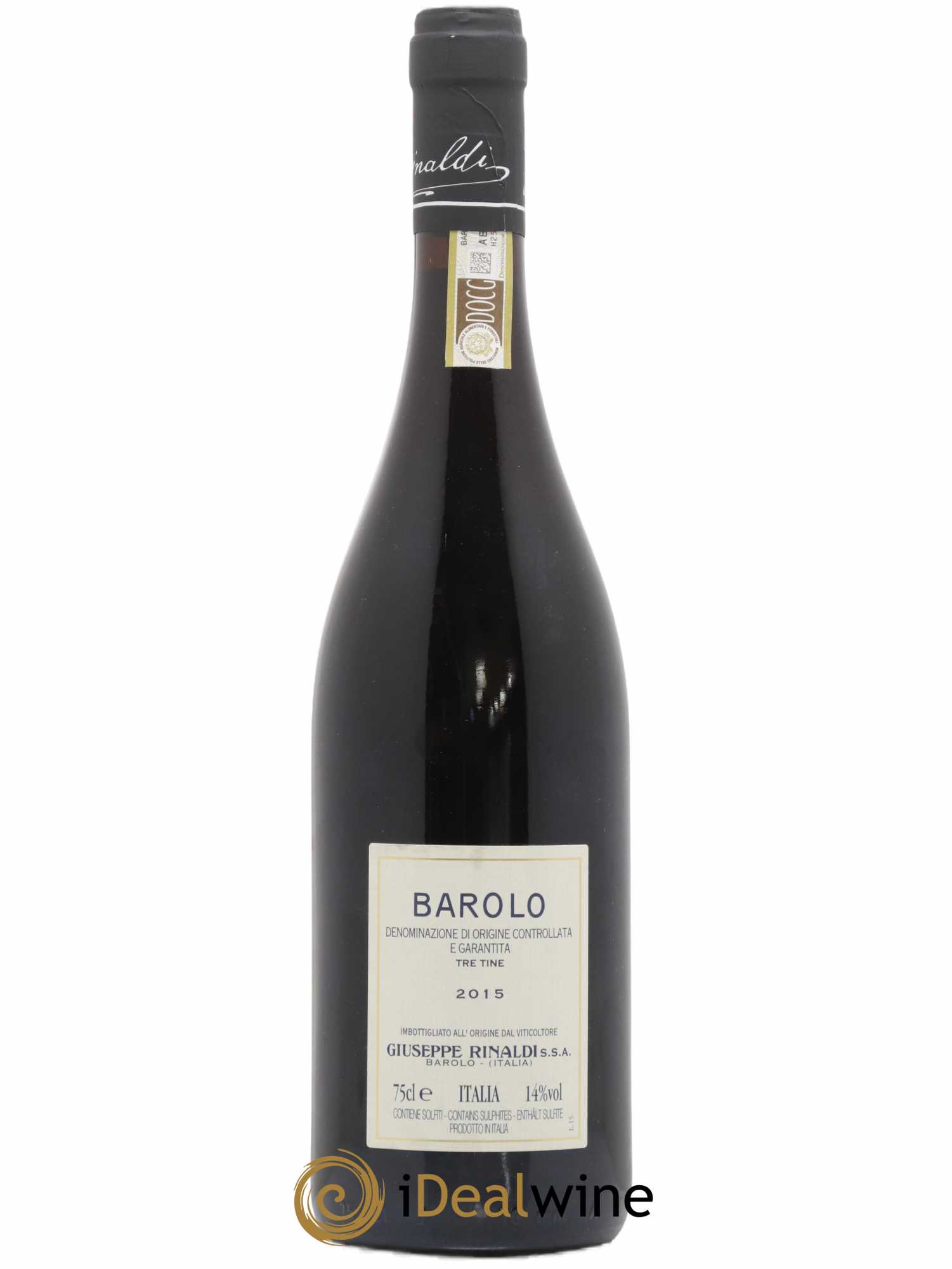 Barolo DOCG Tre Tine Giuseppe Rinaldi 2015 - Posten von 1 Flasche - 1