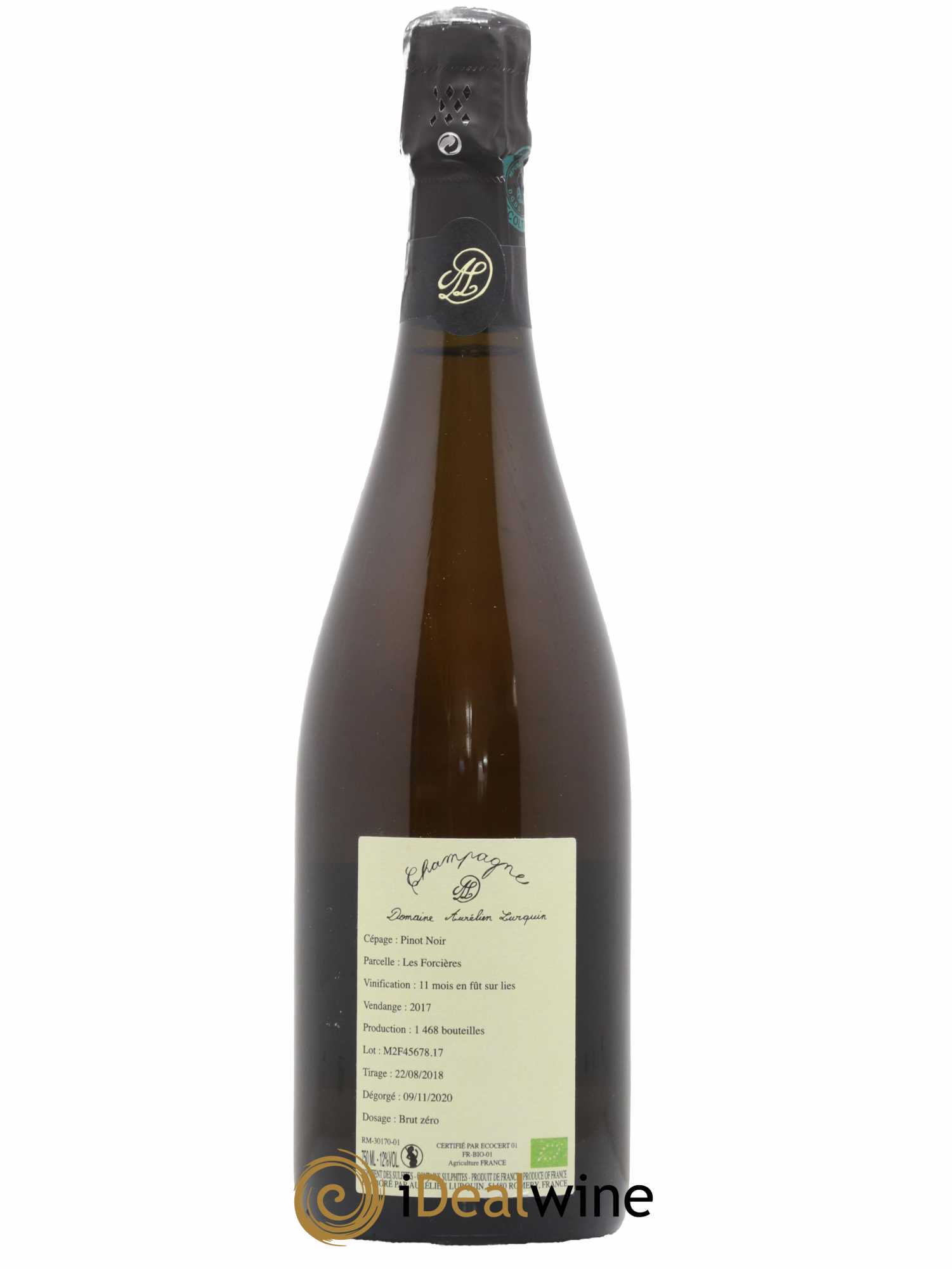 Pinot Noir Les Forcières Aurélien Lurquin 2017 - Lot de 1 bouteille - 1