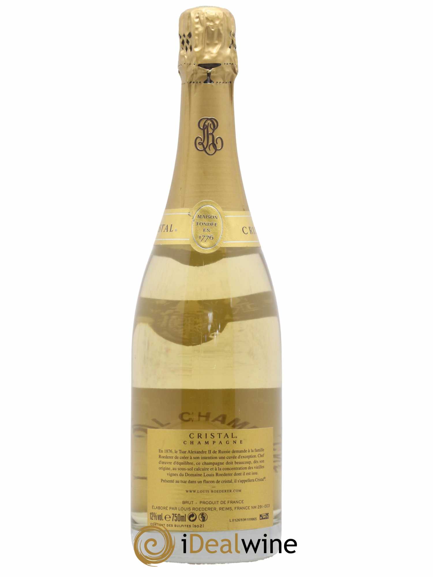 Cristal Louis Roederer 2008 - Lot de 1 bouteille - 1