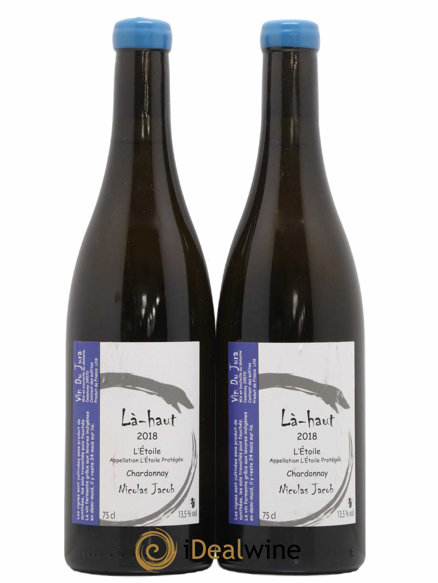 L'Etoile Là-Haut Chardonnay Ouillé Nicolas Jacob Etoile La Haut Jacob 2018 - Posten von 2 Flaschen - 0
