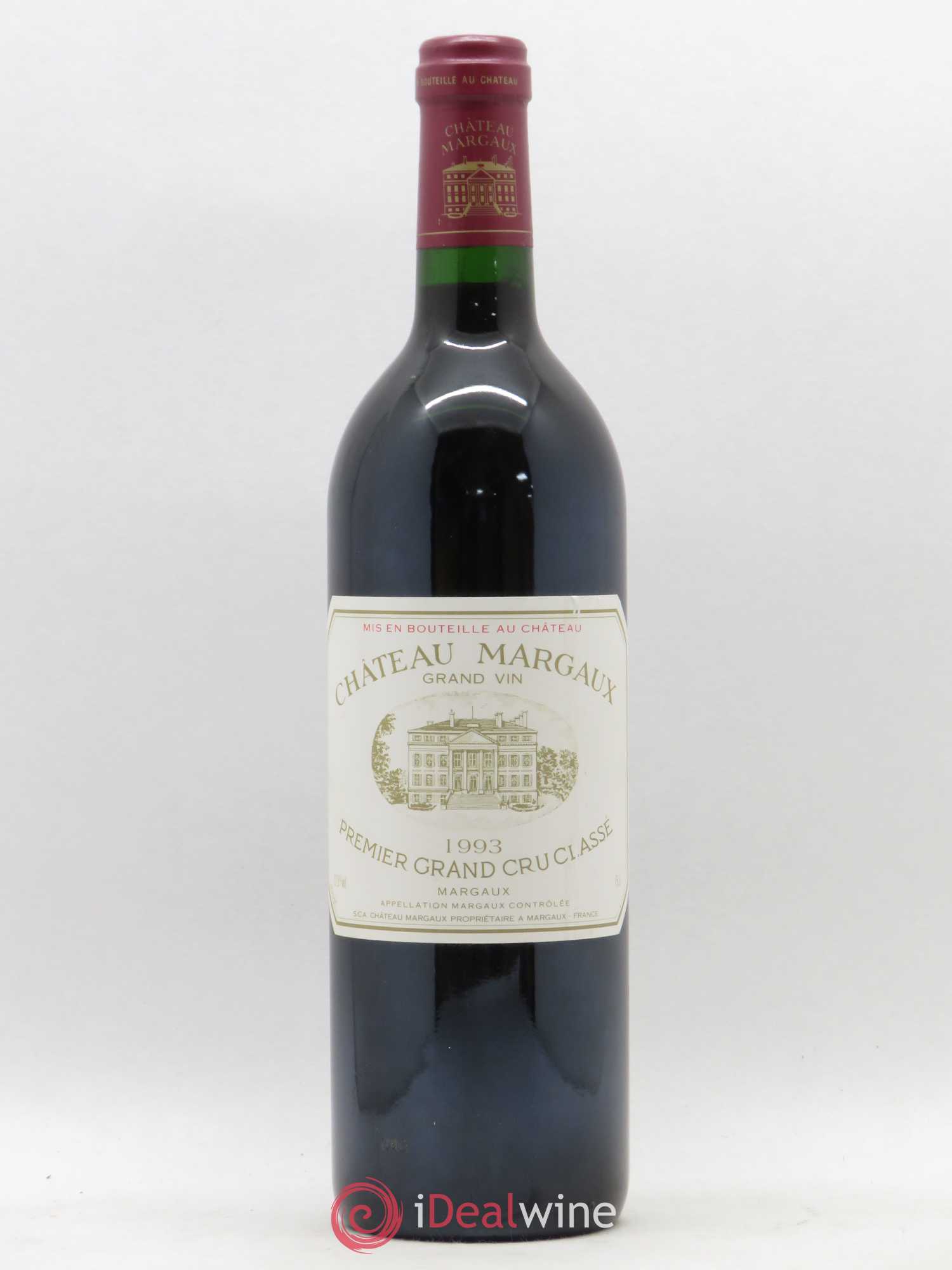 Château Margaux 1er Grand Cru Classé 1993 - Lot de 1 bouteille - 0