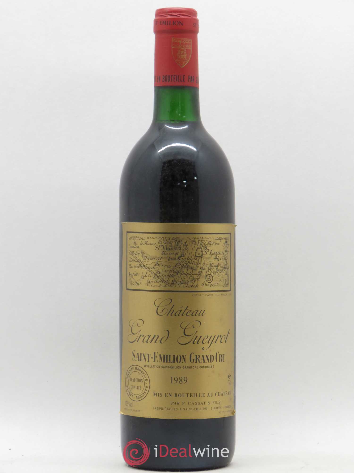 Saint-Émilion Grand Cru Château Grand Gueyrot (no reserve) 1989 - Lot of 1 bottle - 0