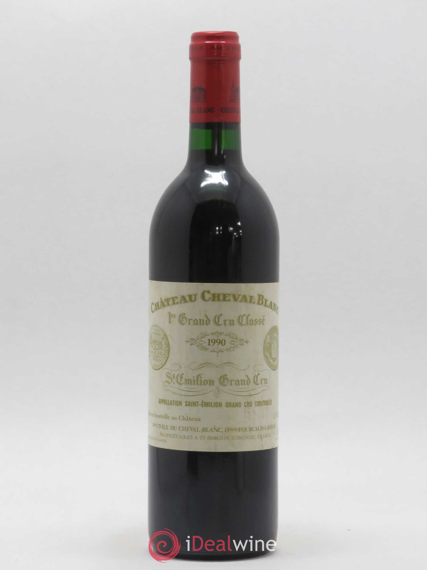 Château Cheval Blanc 1er Grand Cru Classé A 1990 - Lot de 1 bouteille - 0