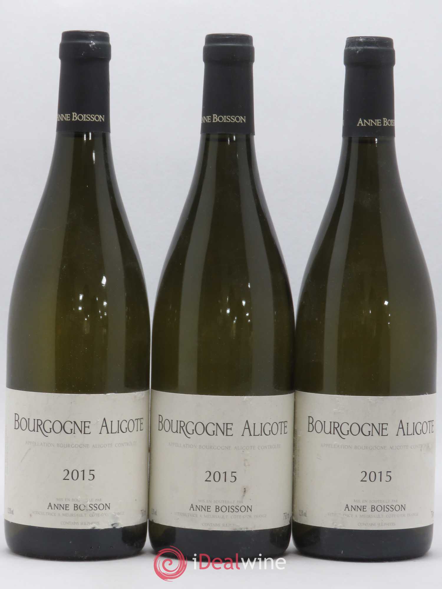 Bourgogne Aligoté Anne Boisson 2015 - Lot de 3 bouteilles - 0