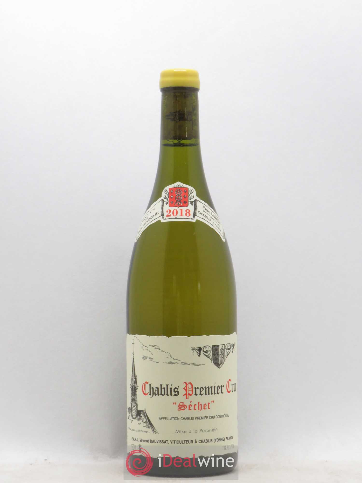 Chablis 1er Cru Séchet Vincent Dauvissat (Domaine) 2018 - Lot de 1 bouteille - 0