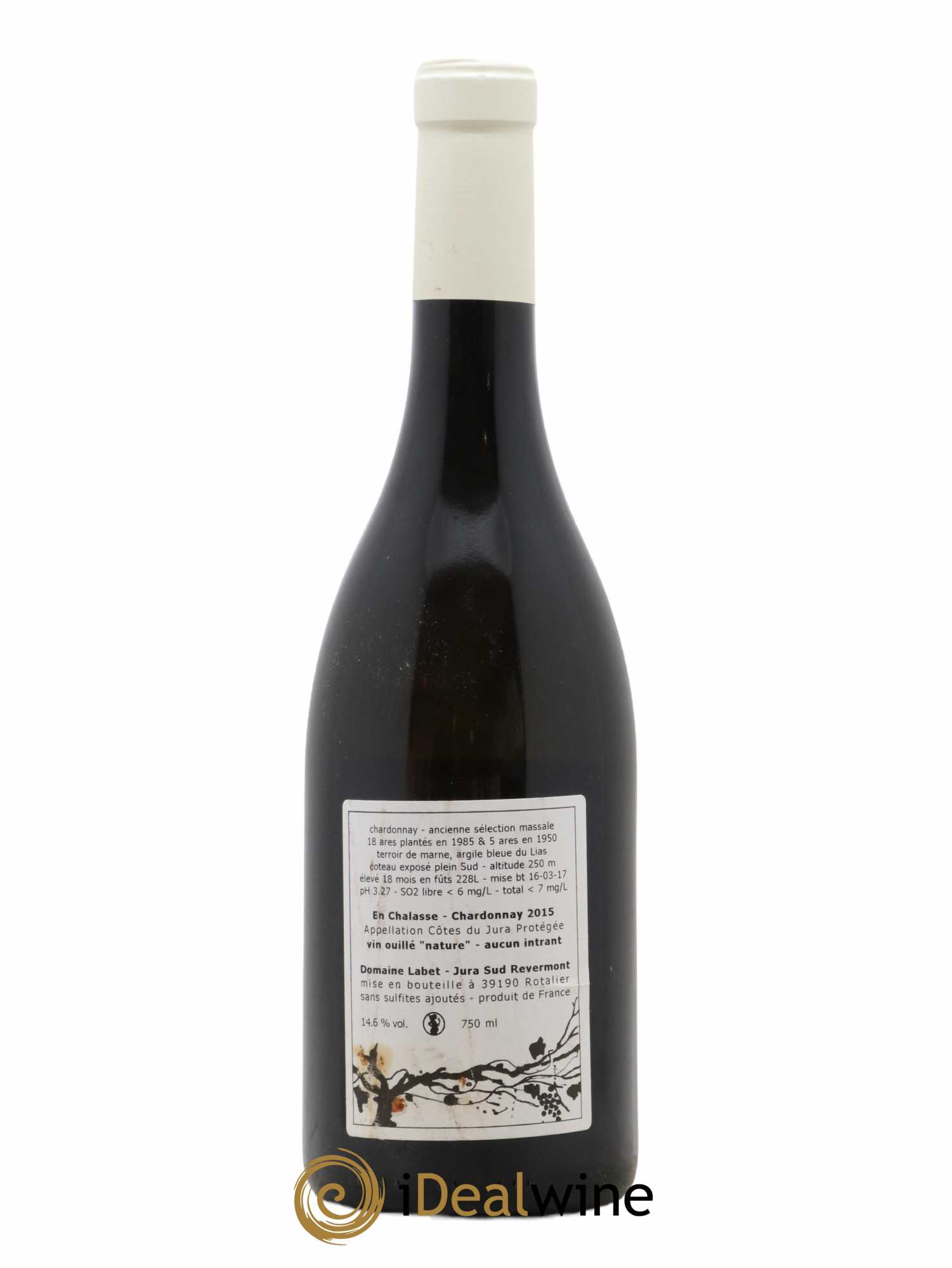 Côtes du Jura Chardonnay En Chalasse Romain - Julien - Charline Labet 2015 - Posten von 1 Flasche - 1