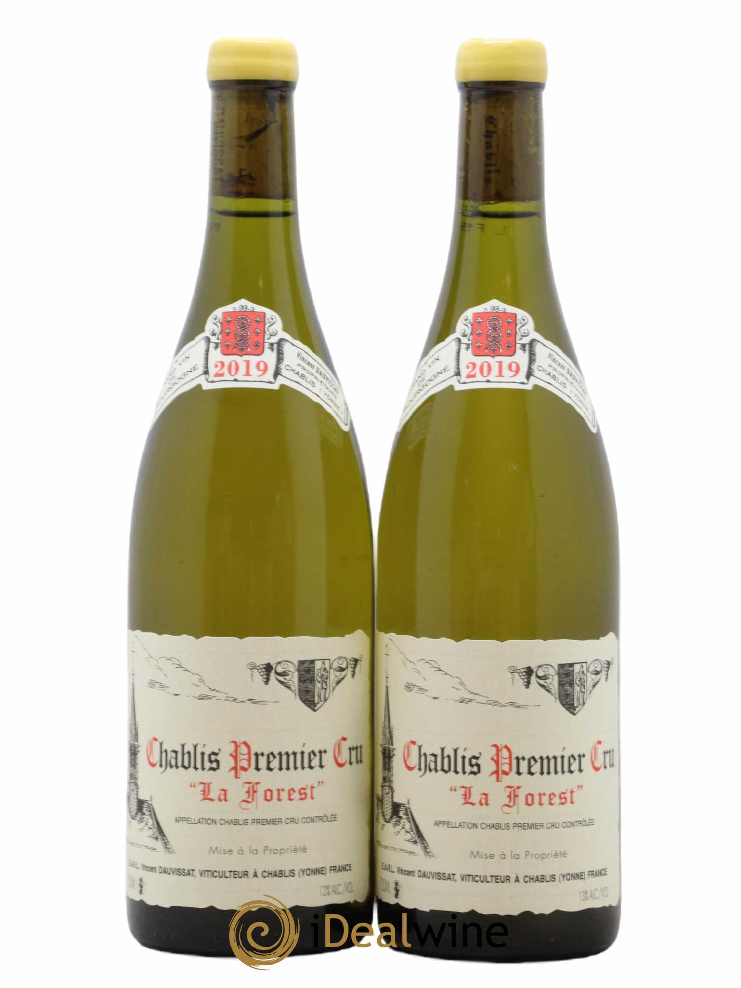 Chablis 1er Cru La Forest Vincent Dauvissat (Domaine) 2019 - Lot de 2 bouteilles - 0