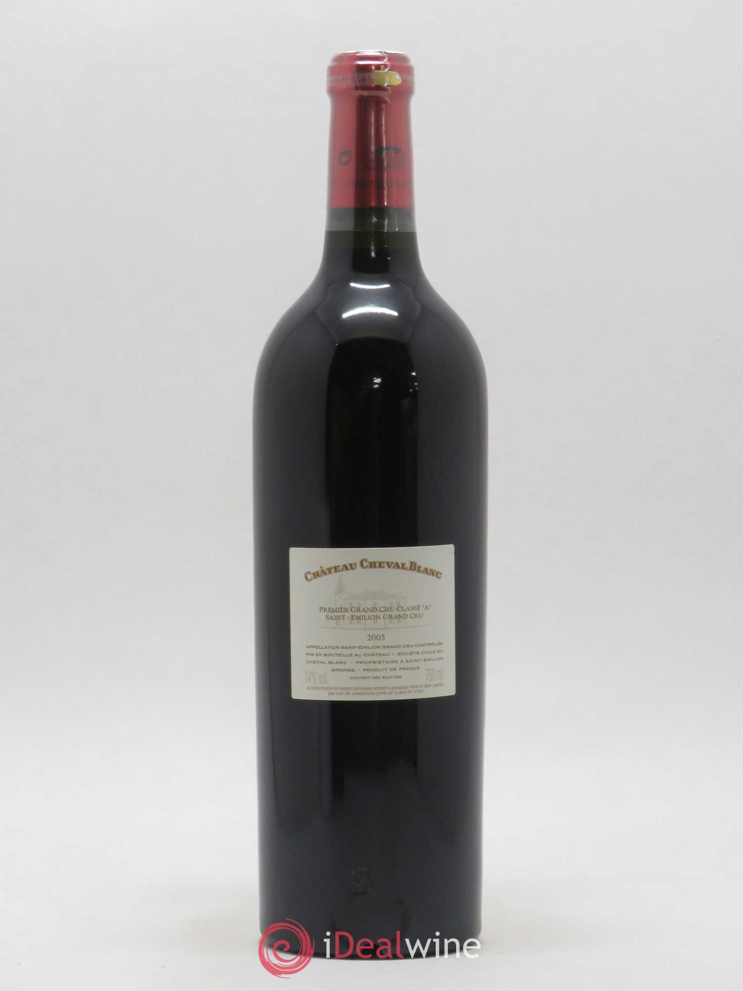 Château Cheval Blanc 1er Grand Cru Classé A 2005 - Lot de 1 bouteille - 1