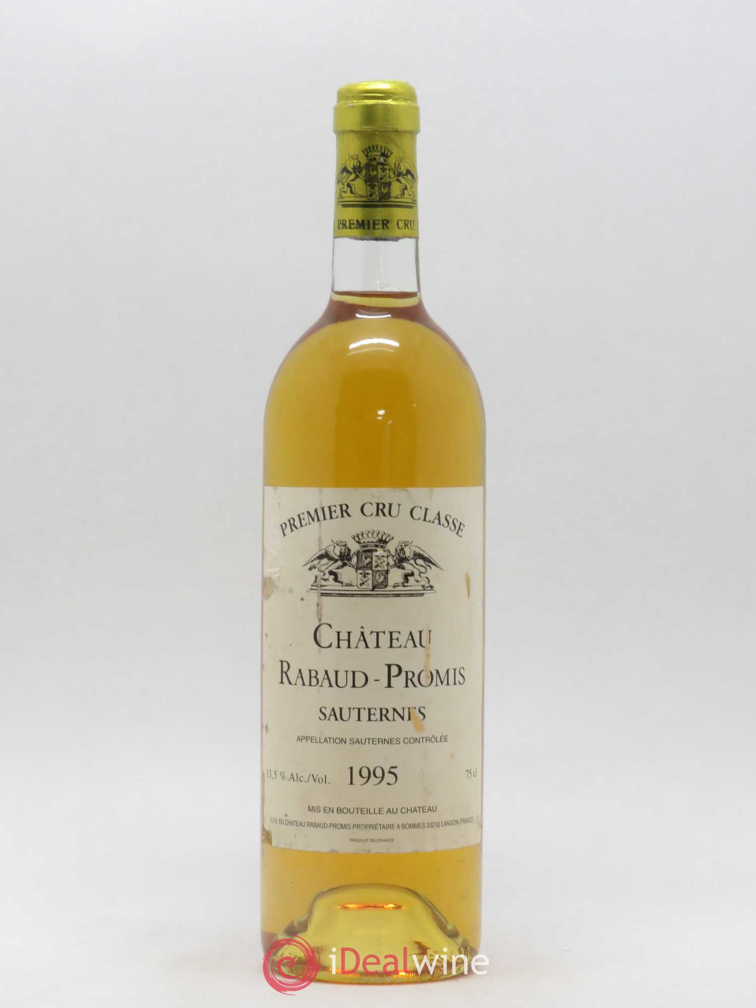 Château Rabaud Promis 1er Grand Cru Classé 1995 - Posten von 1 Flasche - 0