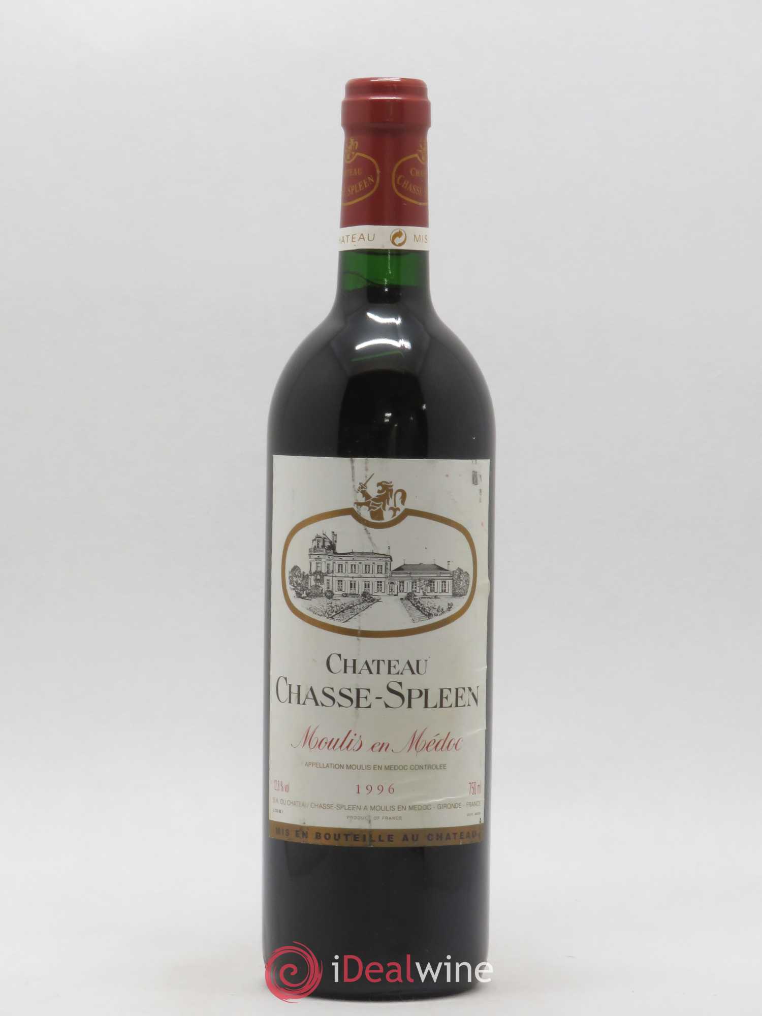 Château Chasse Spleen 1996 - Lot de 1 bouteille - 0