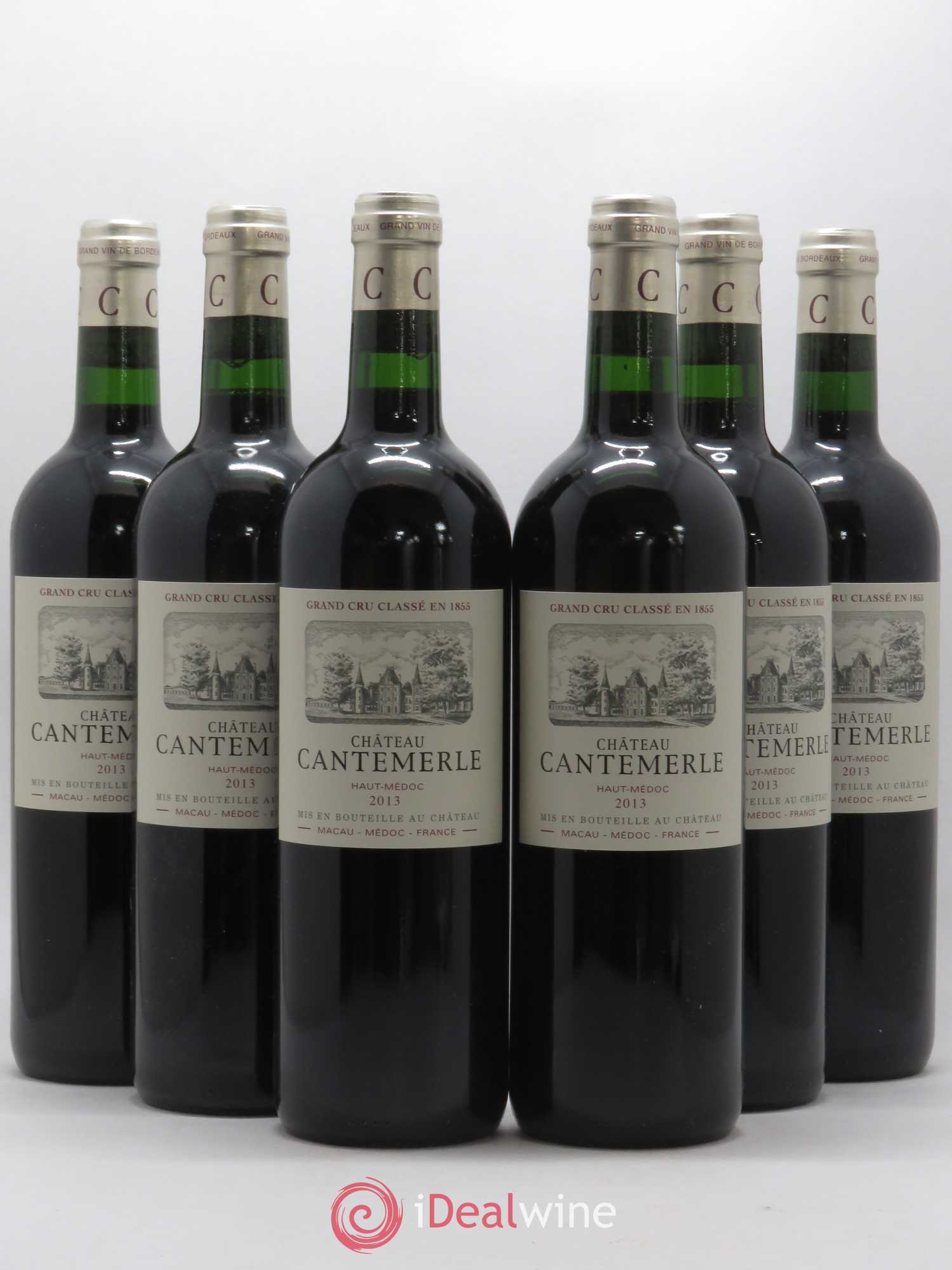 Château Cantemerle 5ème Grand Cru Classé 2013 - Lot de 6 bouteilles - 0