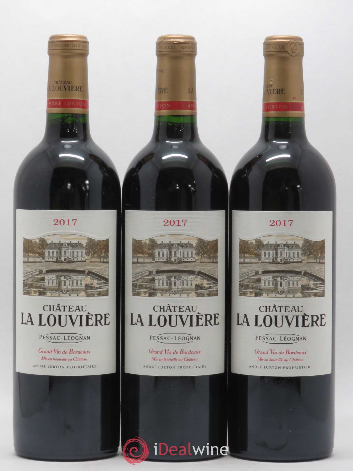 Château la Louvière (sans prix de réserve) 2017 - Lot de 6 bouteilles - 1