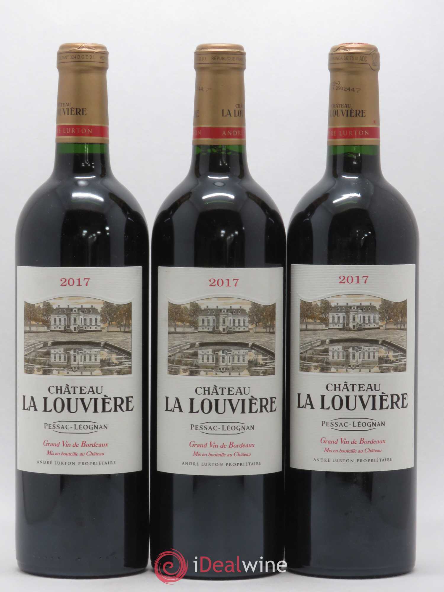 Château la Louvière (sans prix de réserve) 2017 - Lot de 6 bouteilles - 2