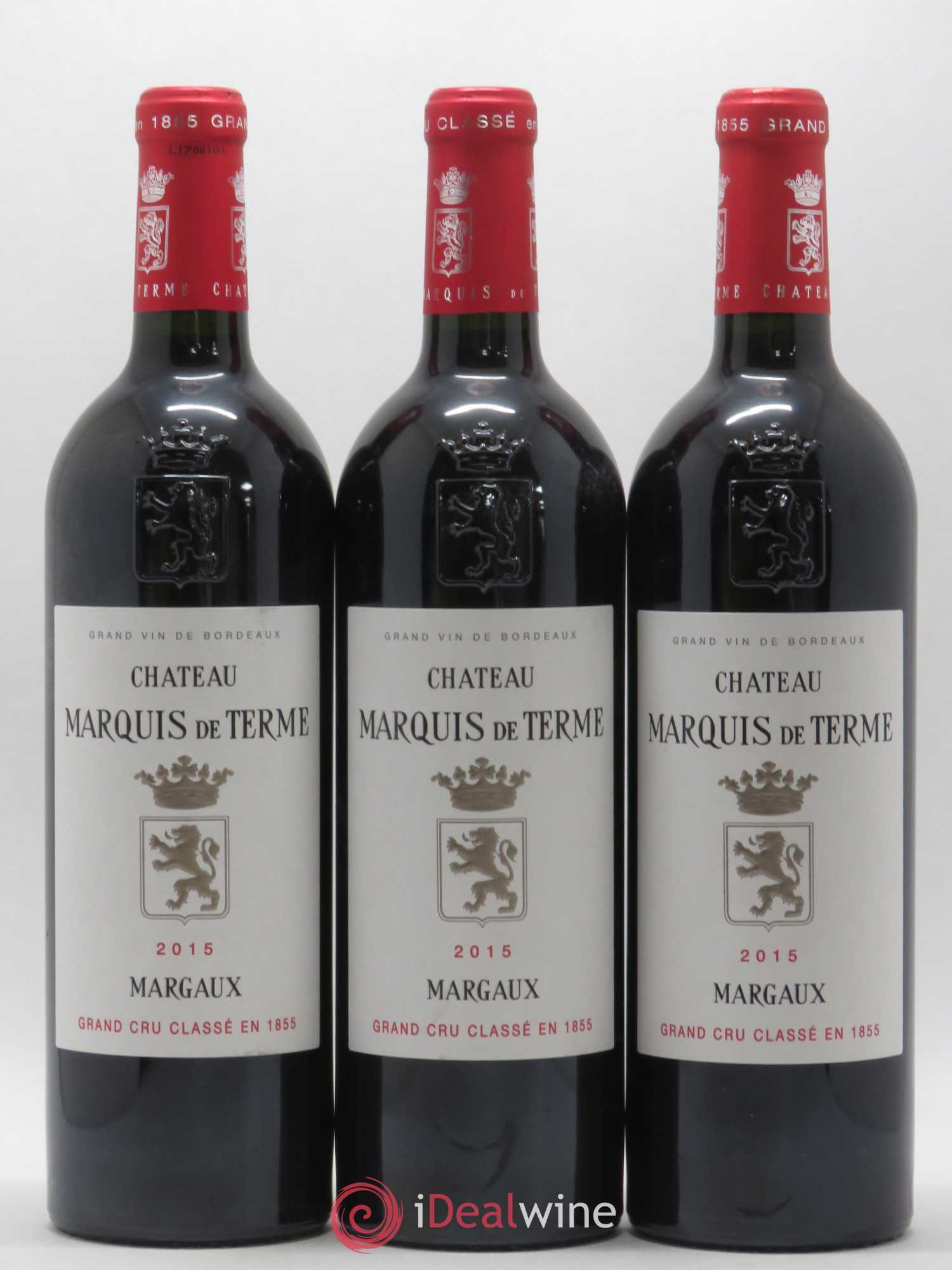 Château Marquis de Terme 4ème Grand Cru Classé  (sans prix de réserve) 2015 - Lot de 6 bouteilles - 1