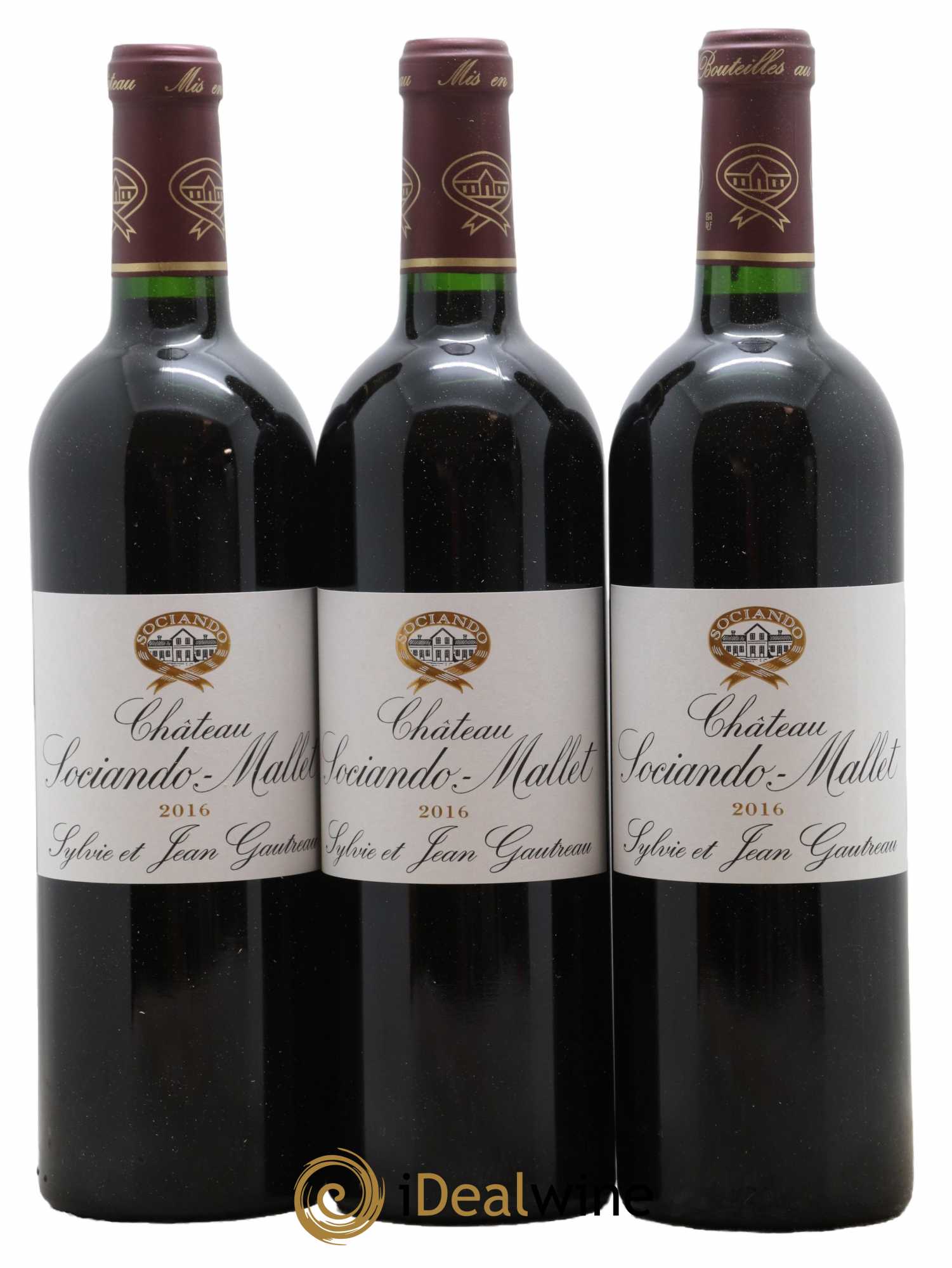 Château Sociando Mallet 2016 - Lot de 6 bouteilles - 1