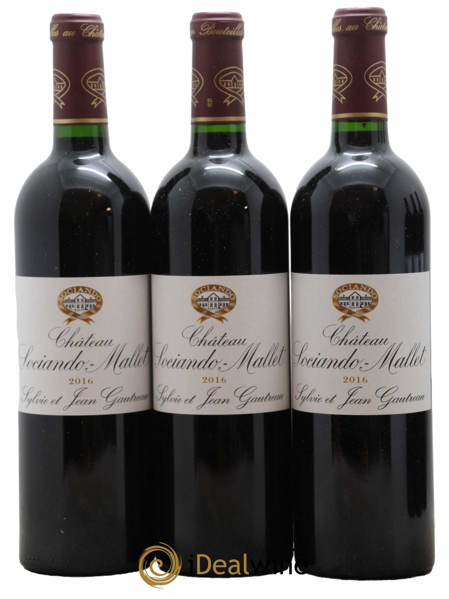 Château Sociando Mallet 2016 - Lot de 6 bouteilles - 2