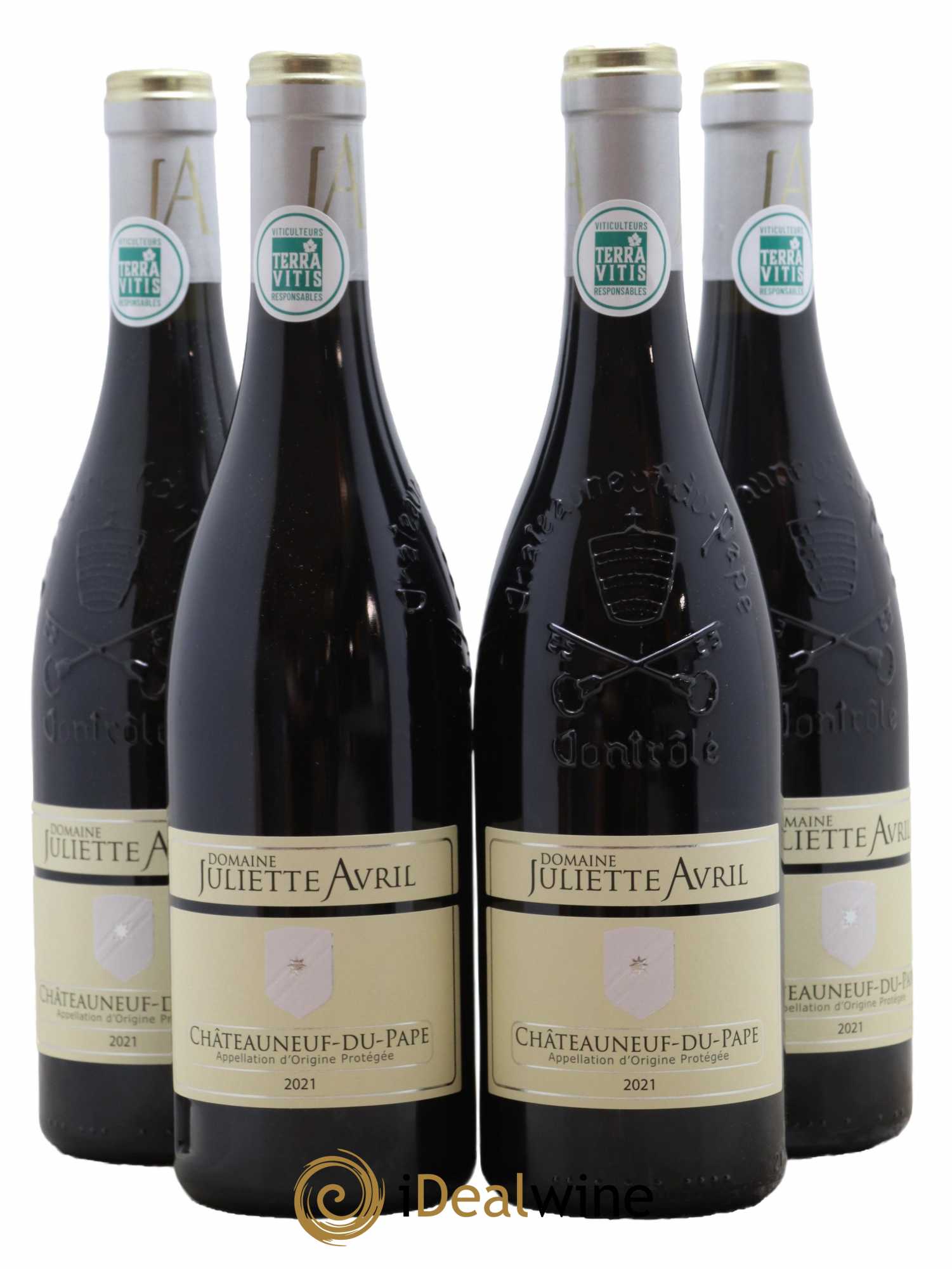 Châteauneuf-du-Pape Domaine Juliette Avril 2021 - Lot de 4 bouteilles - 0