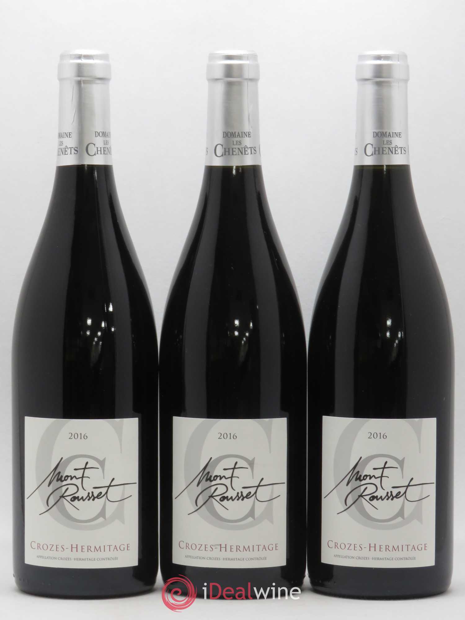 Crozes-Hermitage Mont Rousset Domaine Les Chenets (sans prix de réserve) 2016 - Posten von 6 Flaschen - 2