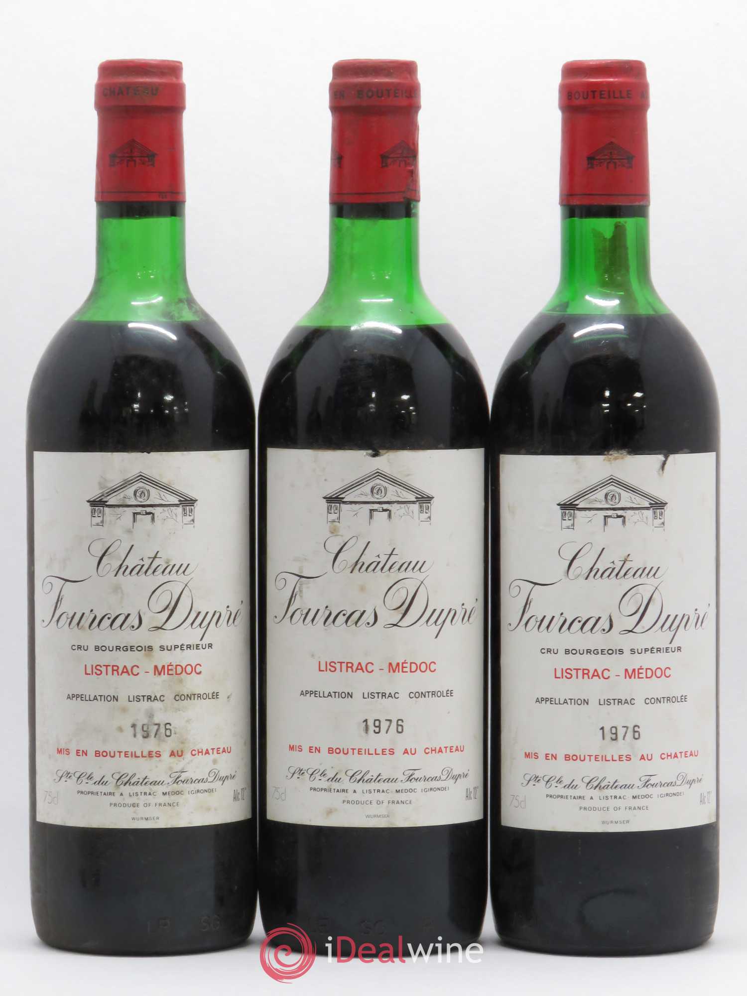 Château Fourcas Dupré 1976 - Lot de 6 bouteilles - 2