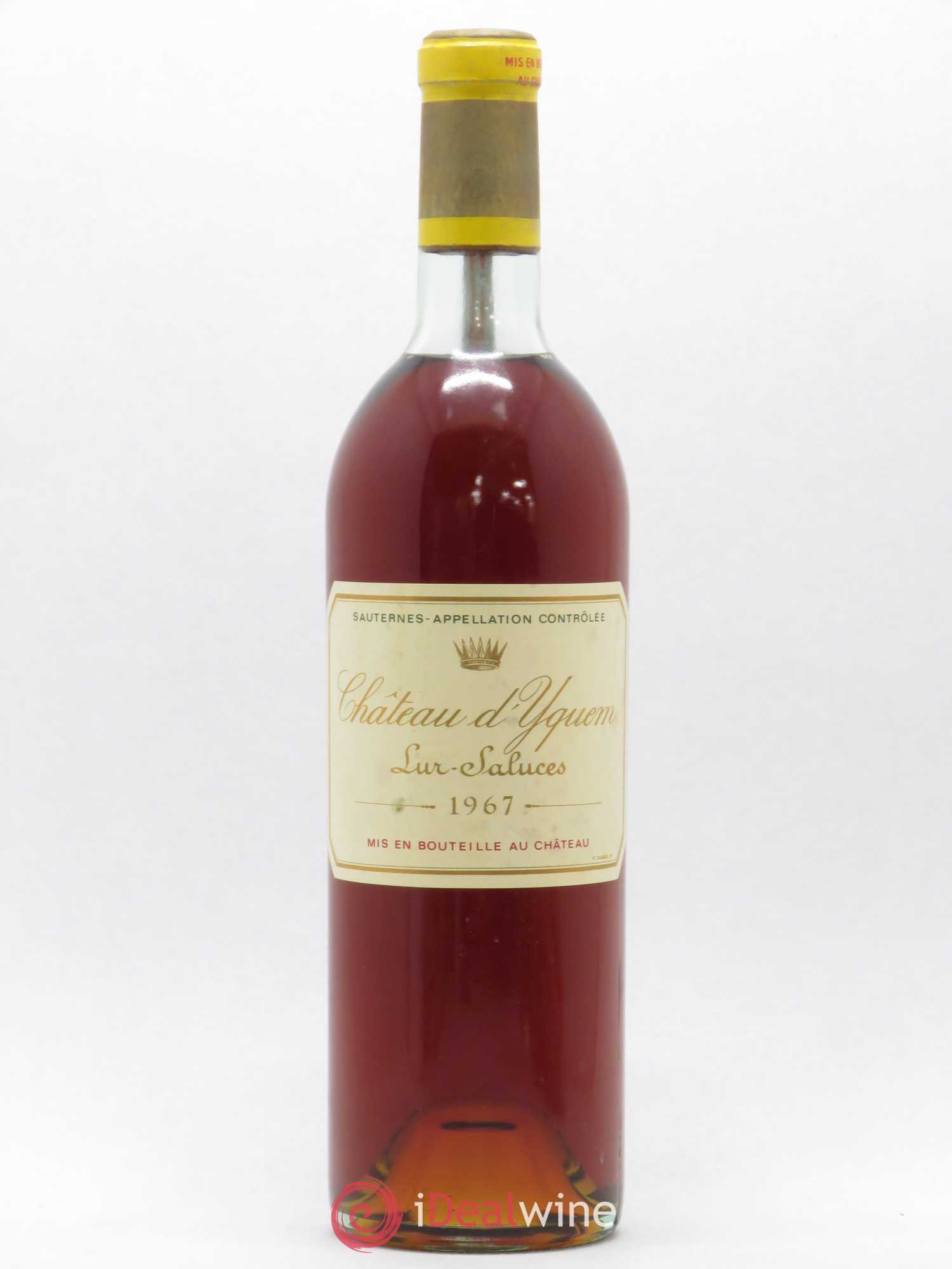 Château d' Yquem 1er Cru Classé Supérieur 1967 - Lotto di 1 bottiglia - 0