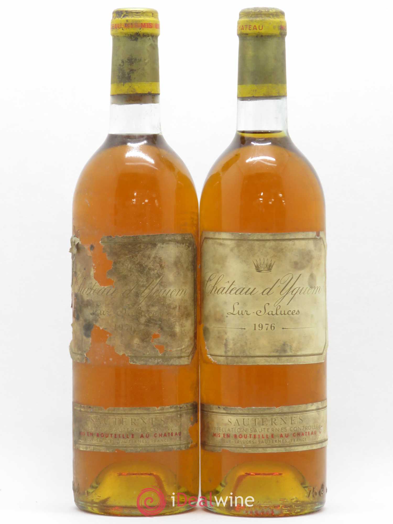 Château d' Yquem 1er Cru Classé Supérieur 1976 - Lotto di 2 bottiglie - 0