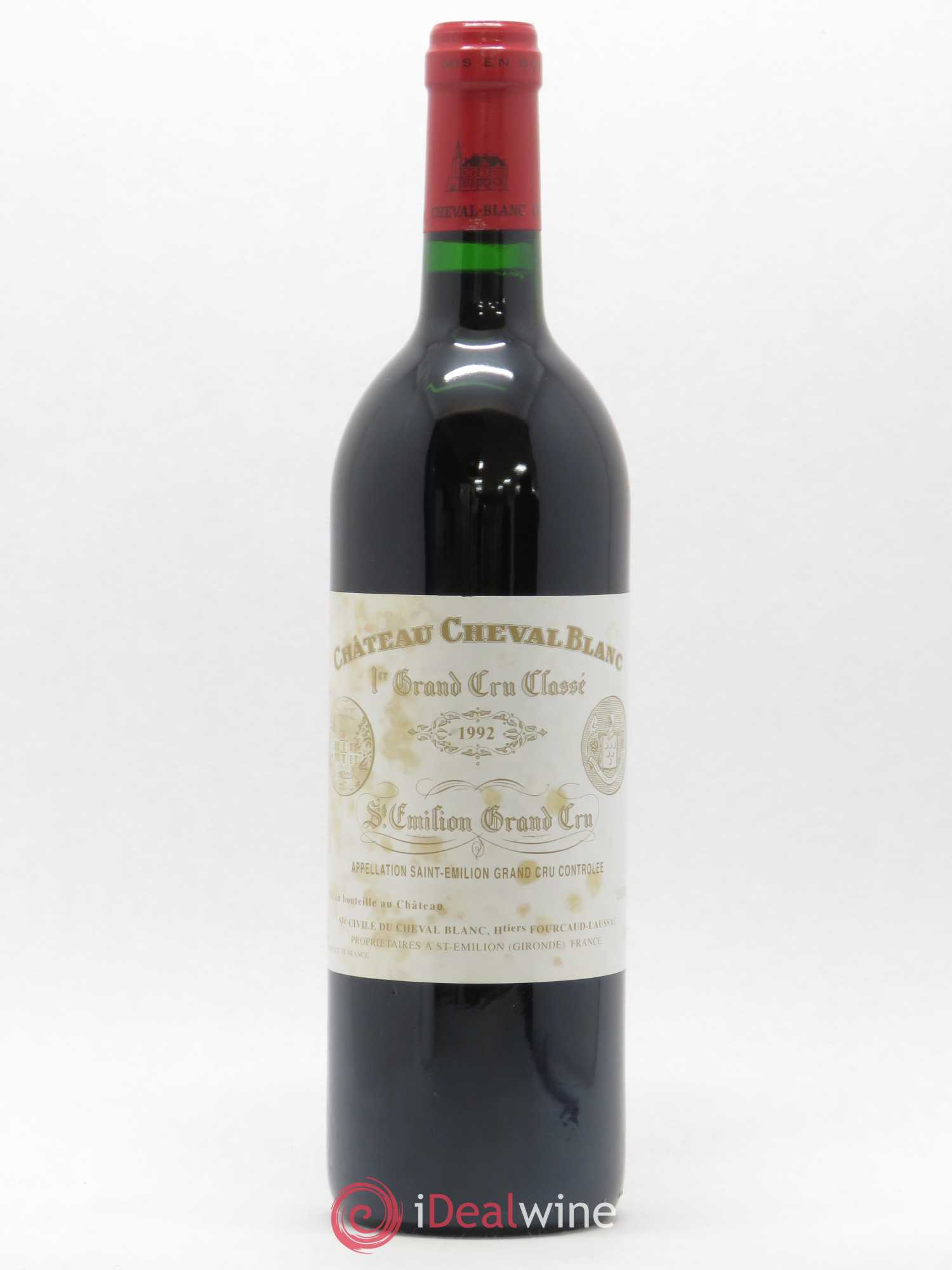 Château Cheval Blanc 1er Grand Cru Classé A 1992 - Lot de 1 bouteille - 0