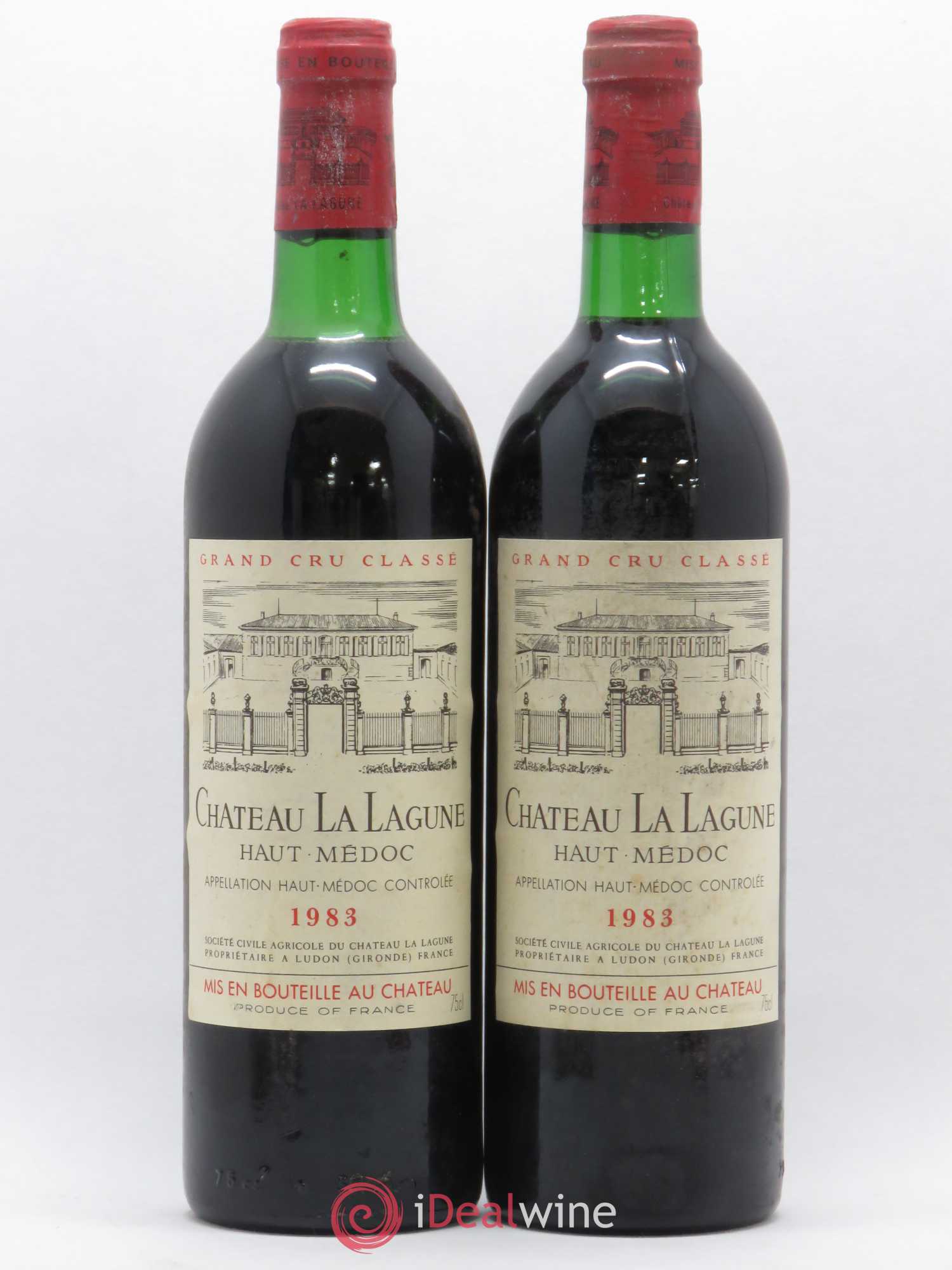Château la Lagune 3ème Grand Cru Classé 1983 - Lot de 2 bouteilles - 0