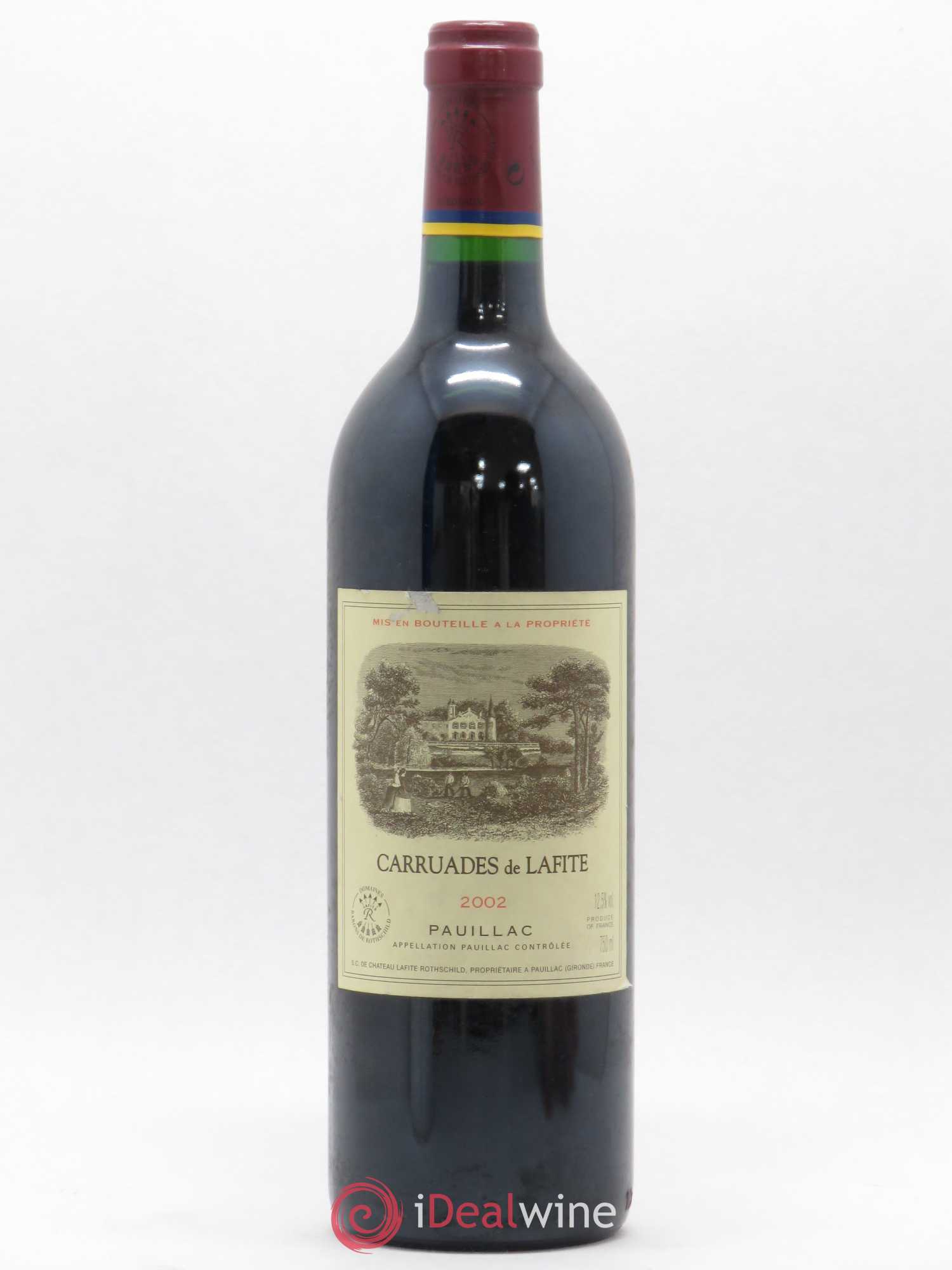 Carruades de Lafite Rothschild Second Vin 2002 - Lot de 1 bouteille - 0