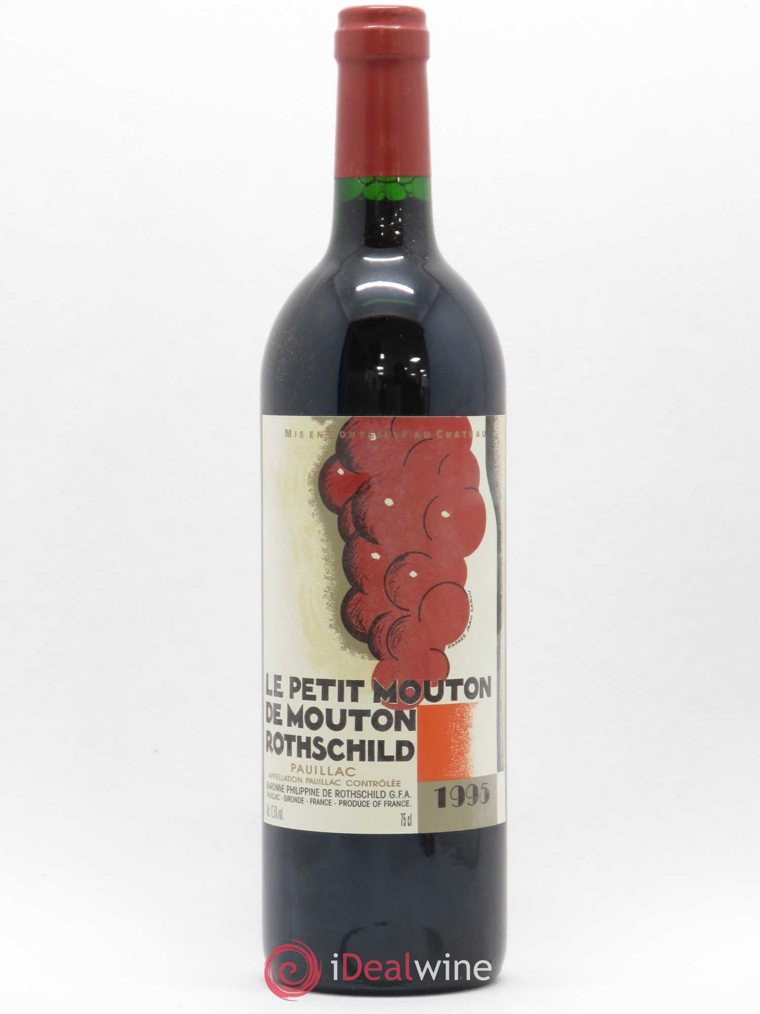 Petit Mouton Second Vin 1995 - Lot de 1 bouteille - 0