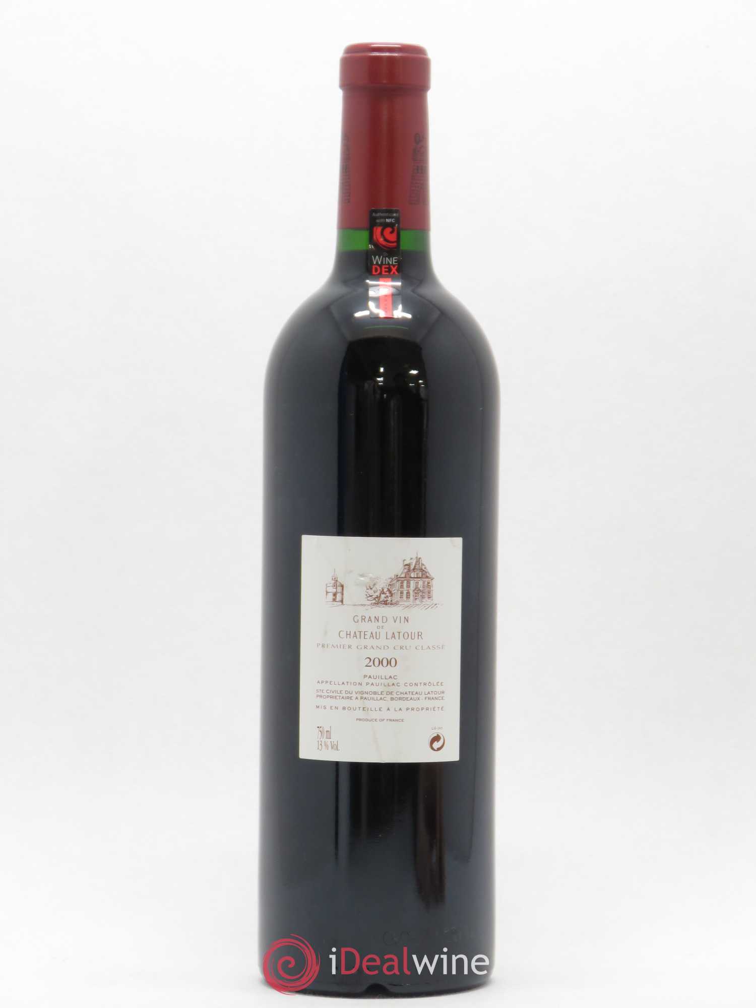 Château Latour 1er Grand Cru Classé 2000 - Lot de 1 bouteille - 1