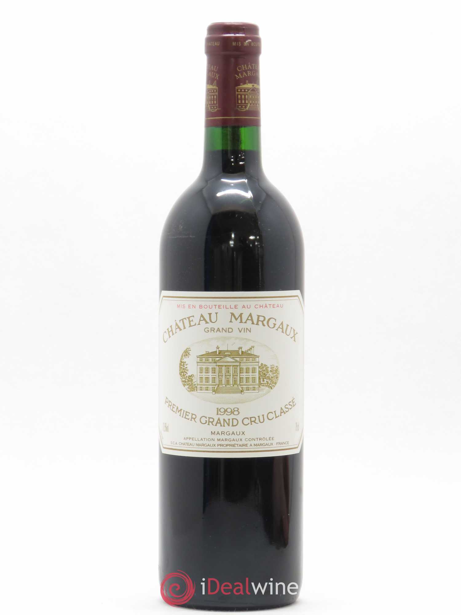 Château Margaux 1er Grand Cru Classé 1998 - Lot de 1 bouteille - 0