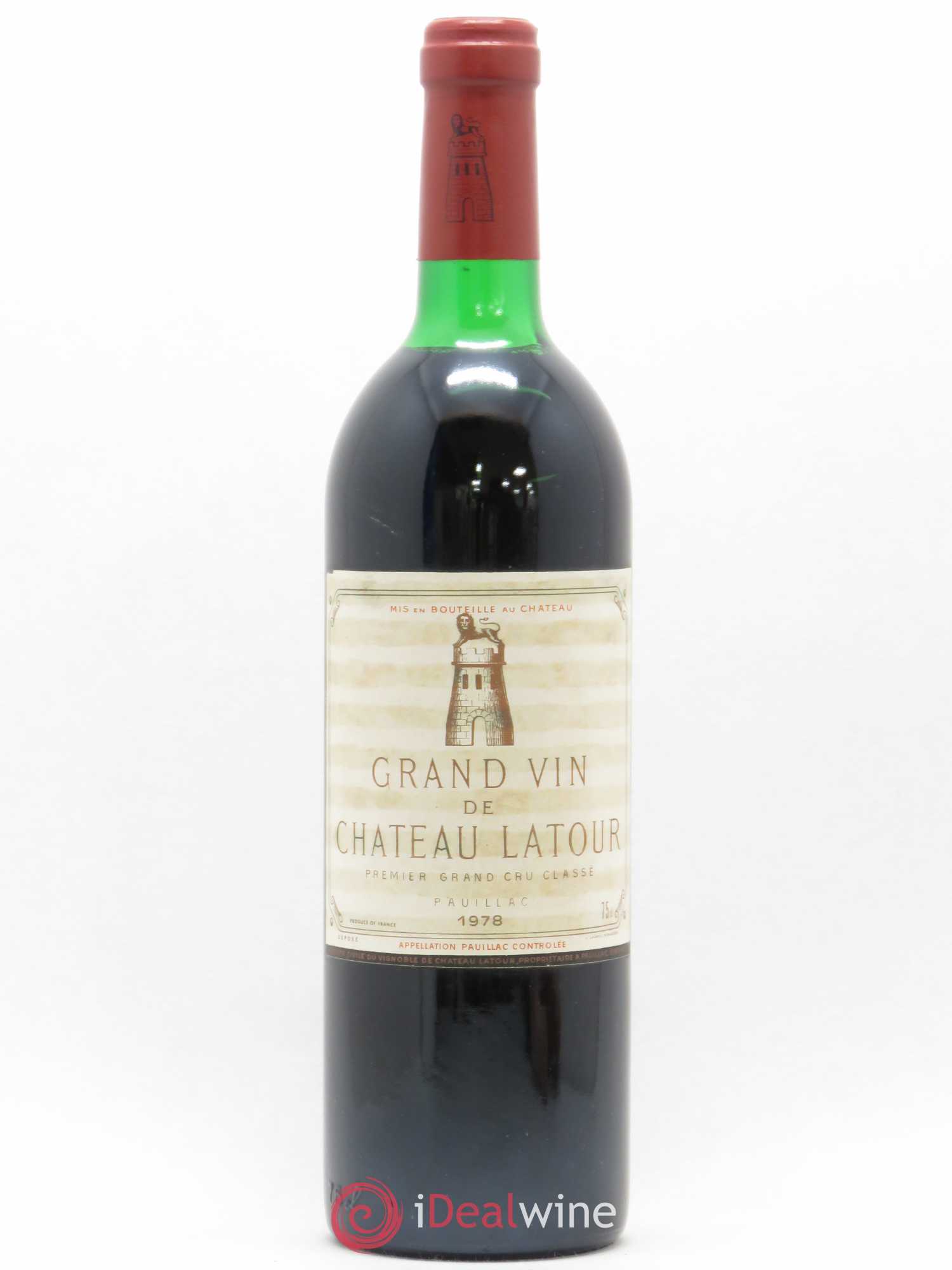 Château Latour 1er Grand Cru Classé 1978 - Lot de 1 bouteille - 0