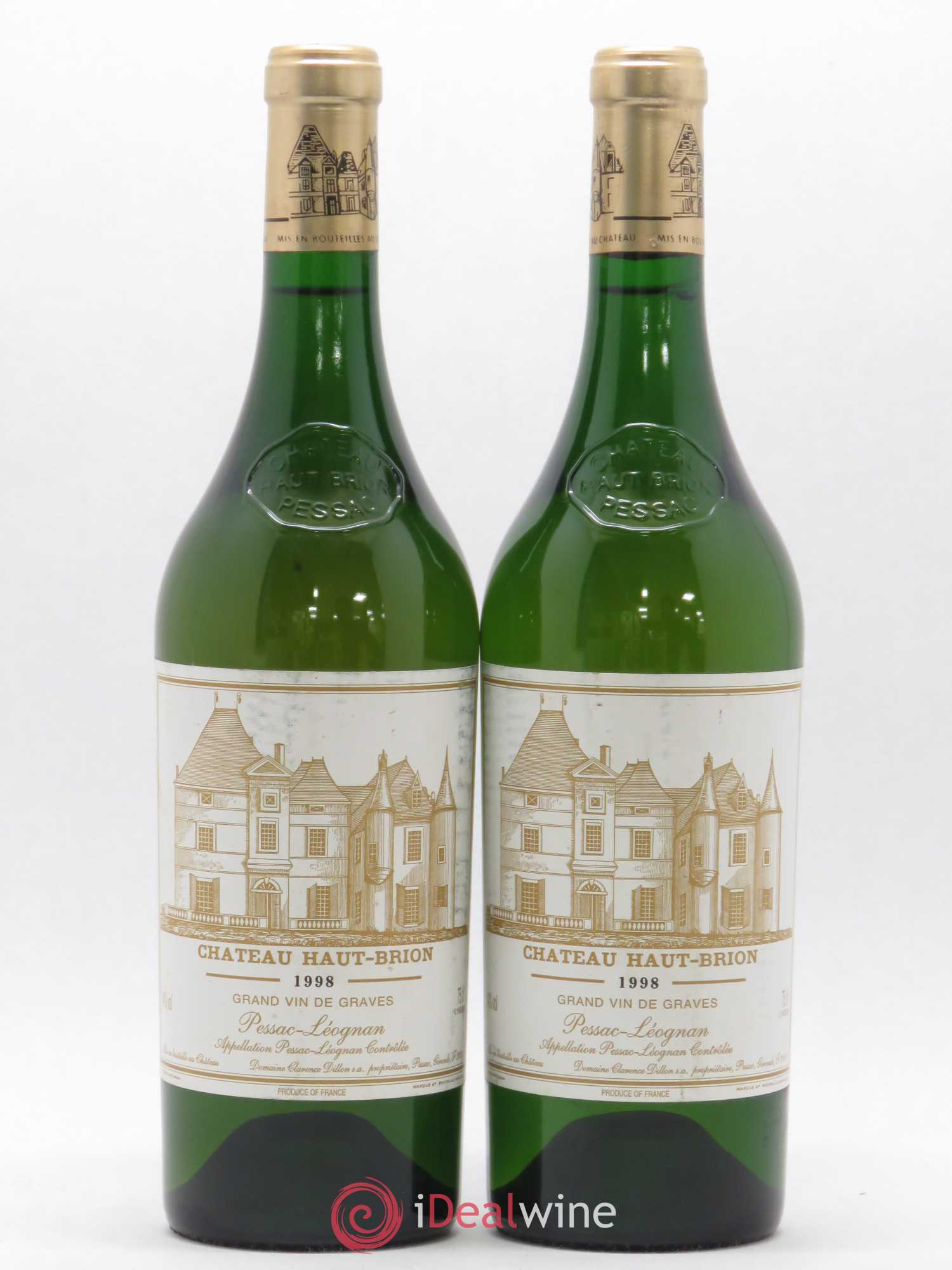 Château Haut Brion 1998 - Lot de 2 bouteilles - 0